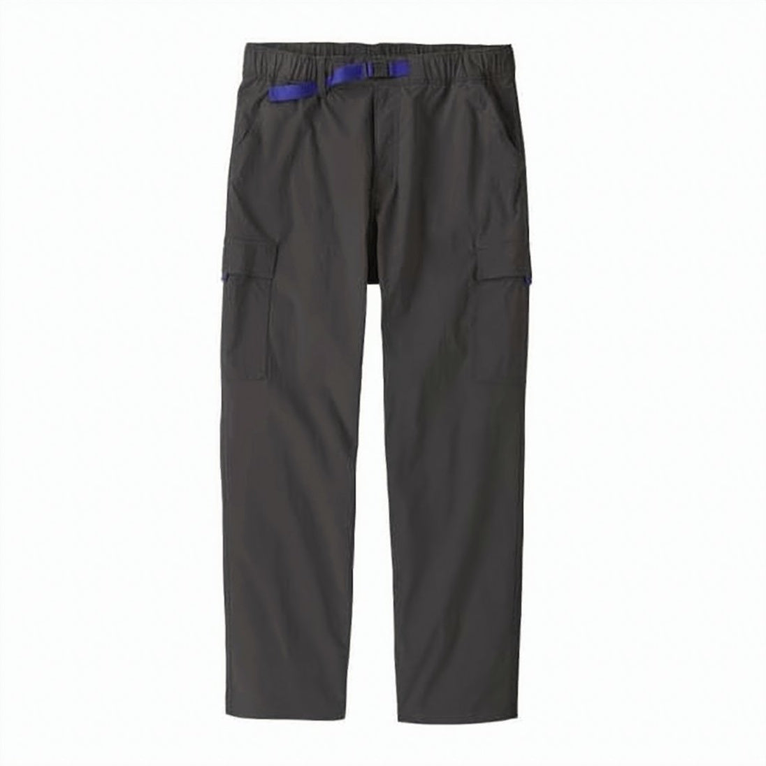 Straight-Leg Pants with Integrated Adjustable Belt