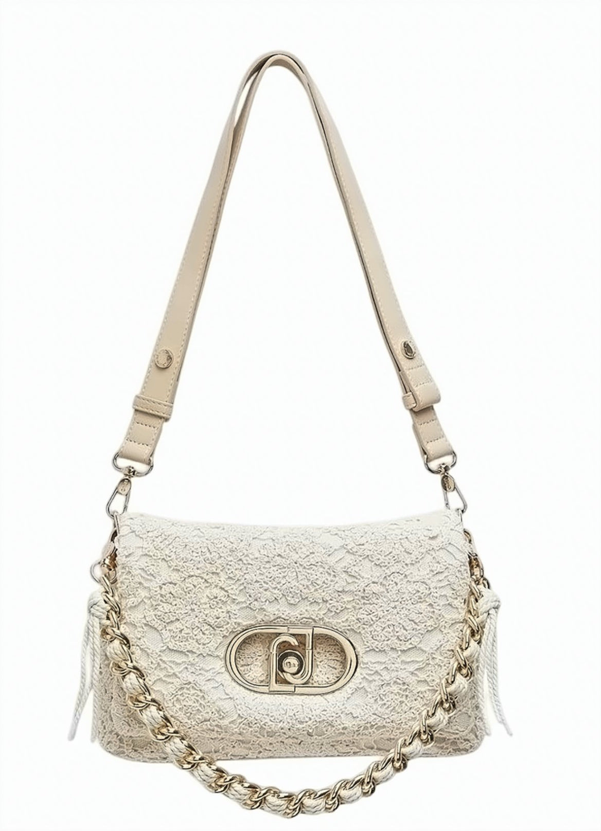 Lapuffy Crochet Shoulder Bag