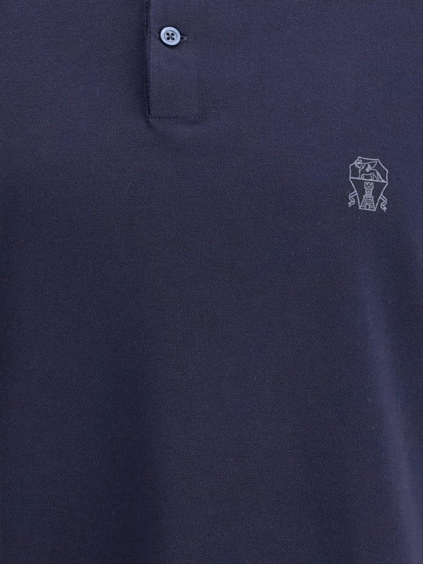 Smooth-Finish Short-Sleeve Polo Shirt With Tailored Fit