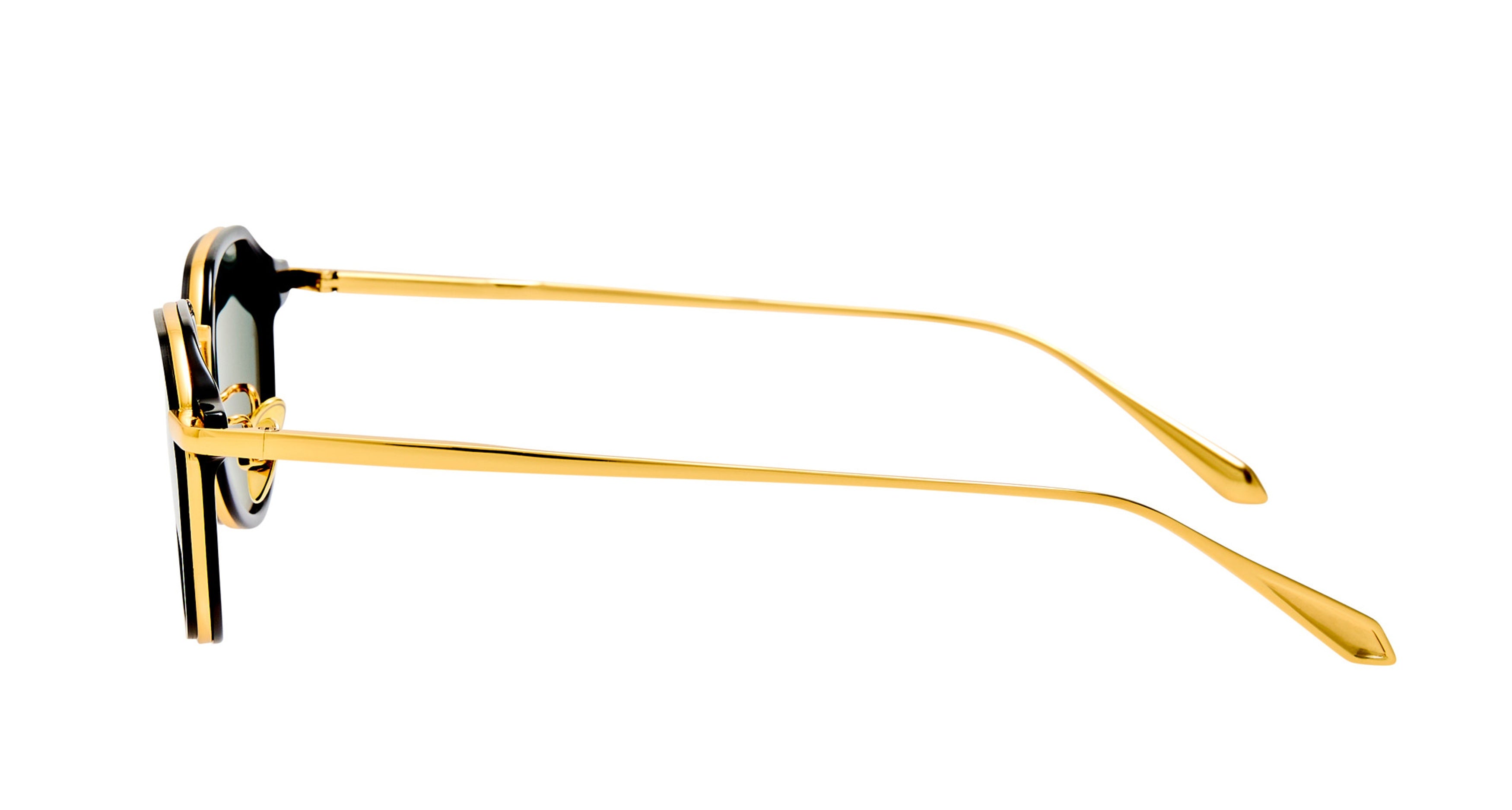 Lfl Geometric Octagonal Sunglasses in Gold-Tone Titanium