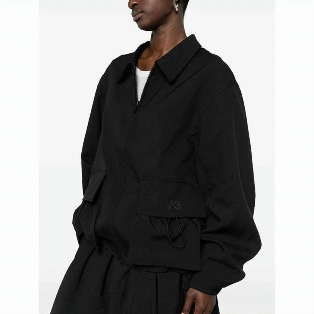 Oversized Jacket with Functional Flap Pockets