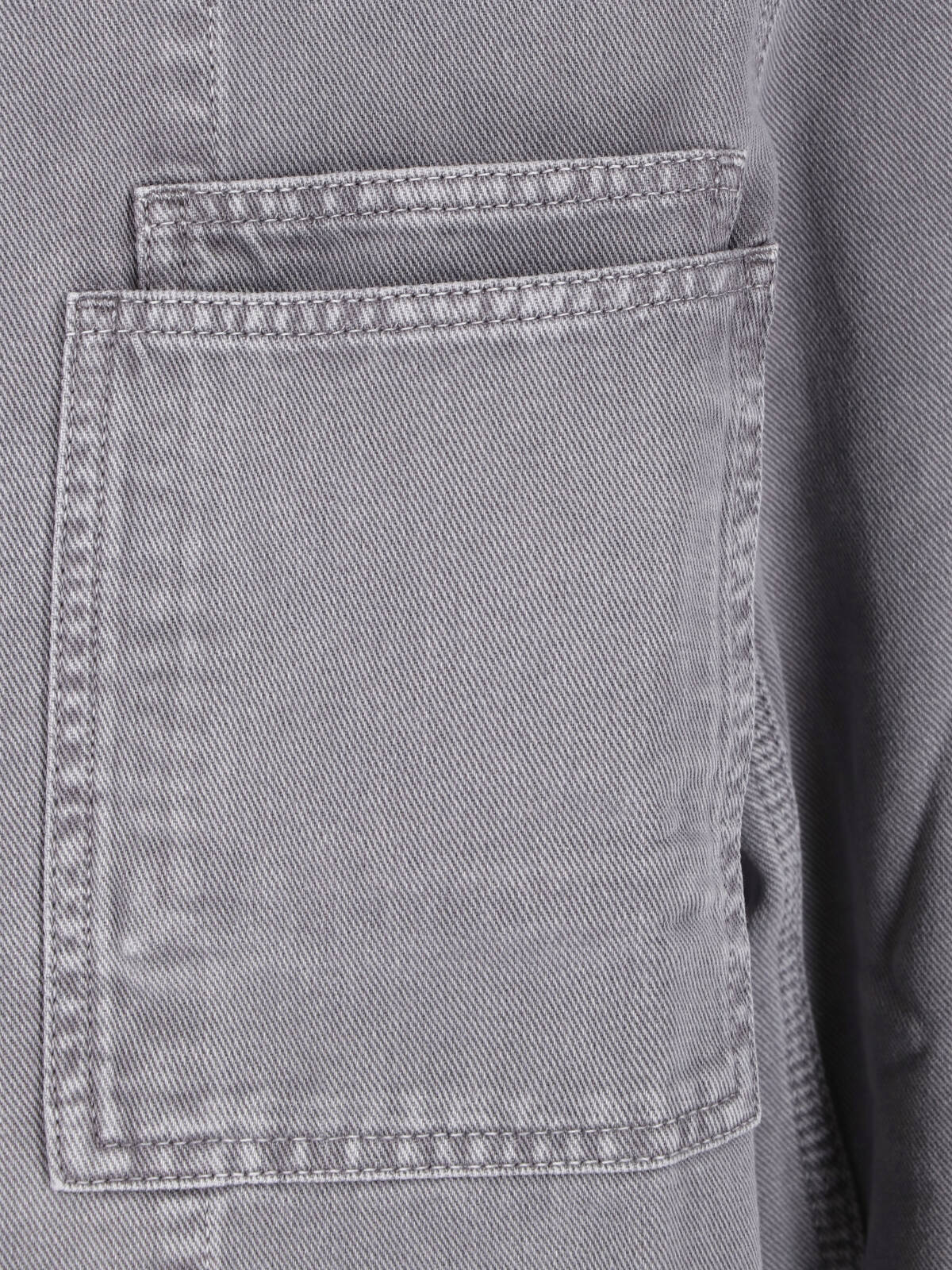 Boxy Relaxed Fit Shirt with Structured Collar