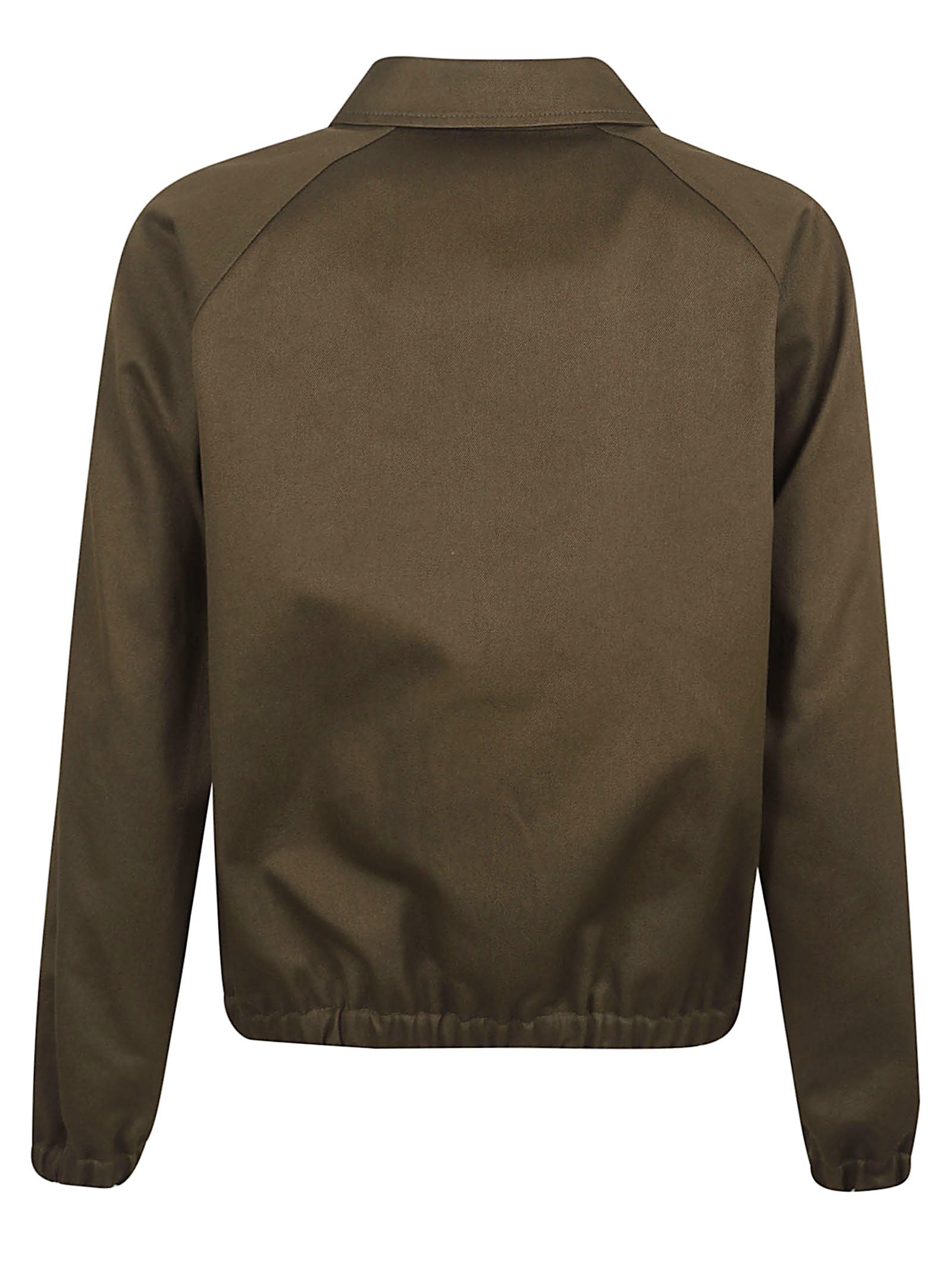 Cropped Military-Style Jacket