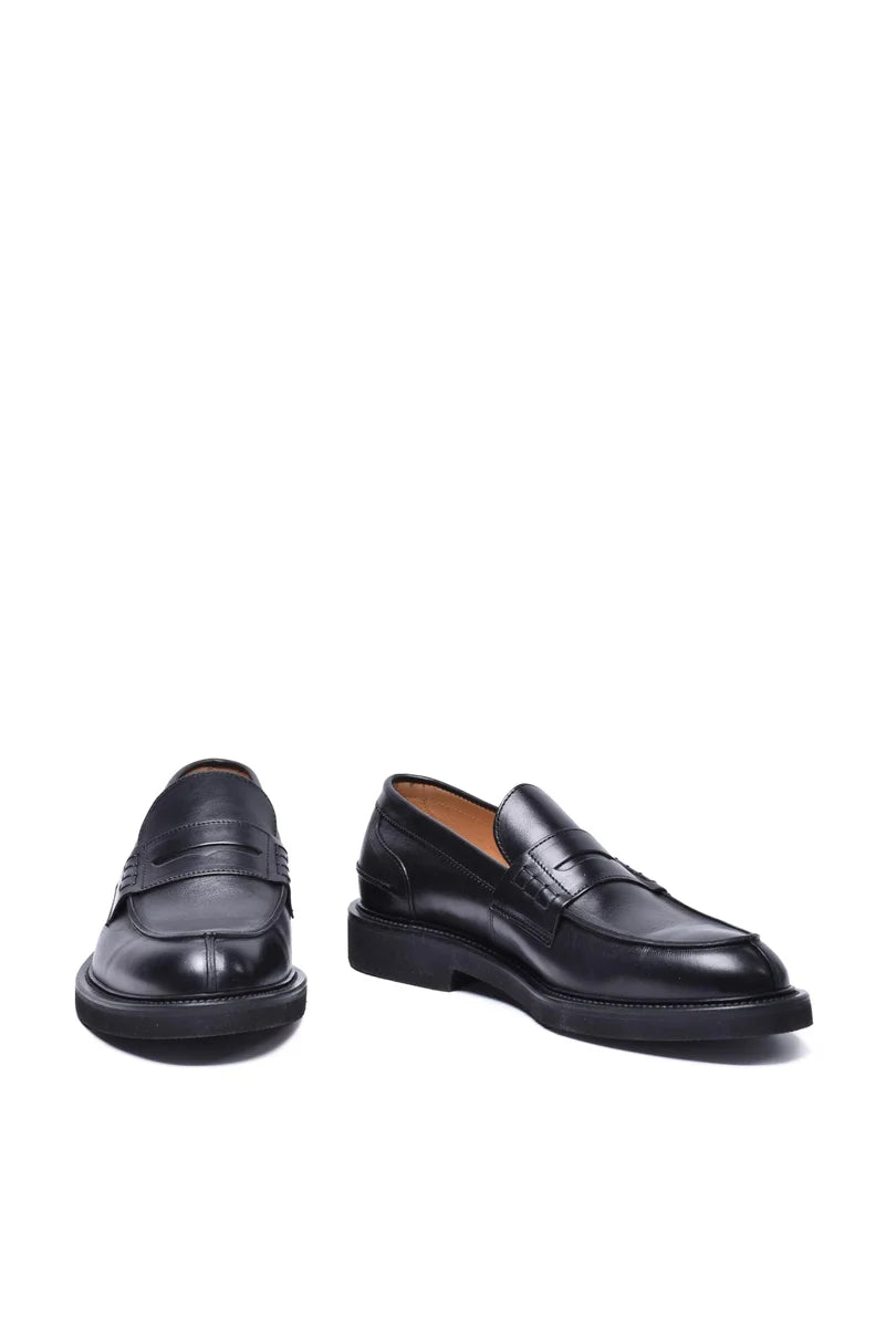 Loafers with Rubber Sole - Black