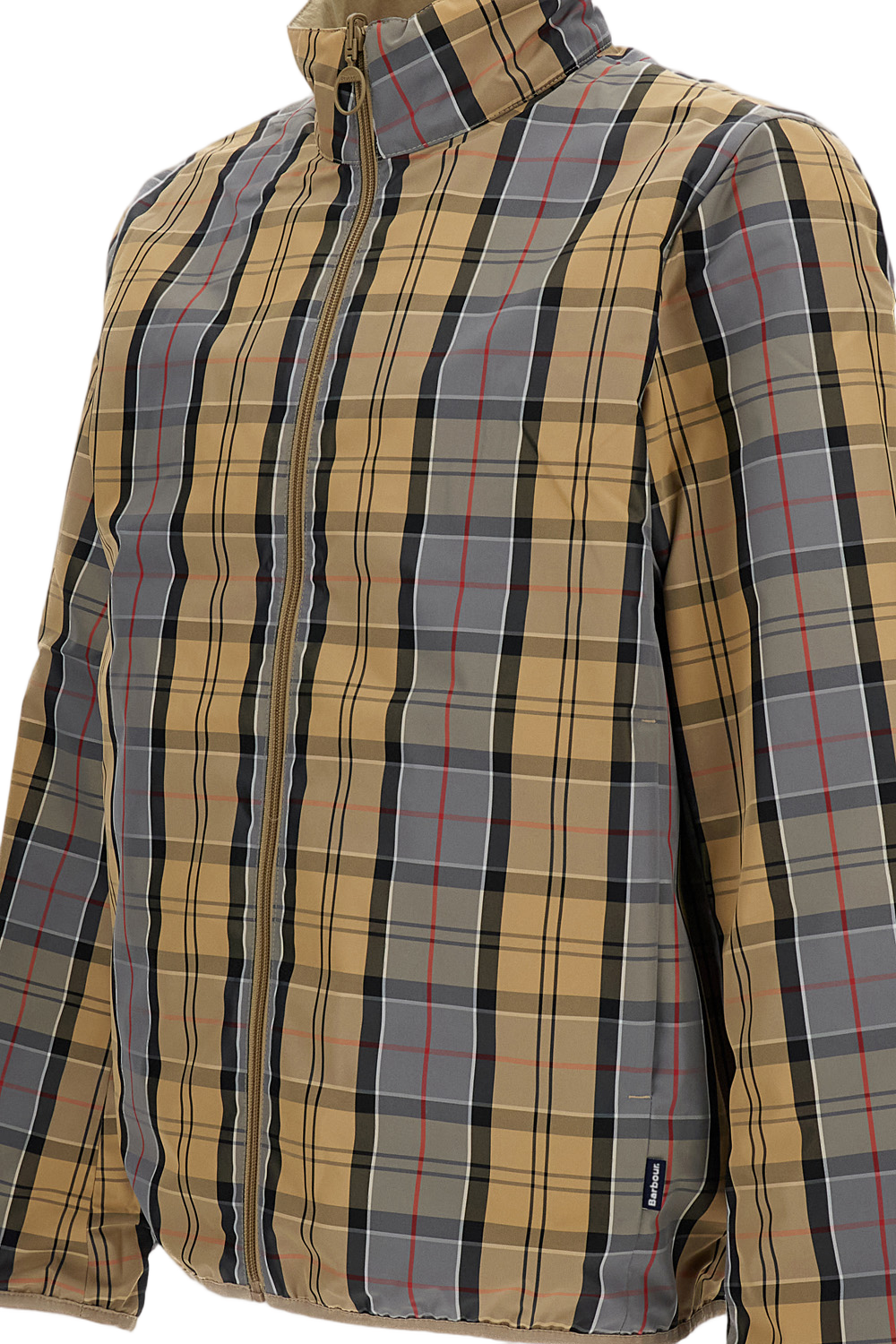Reversible Korbel Beige Tartan Jacket