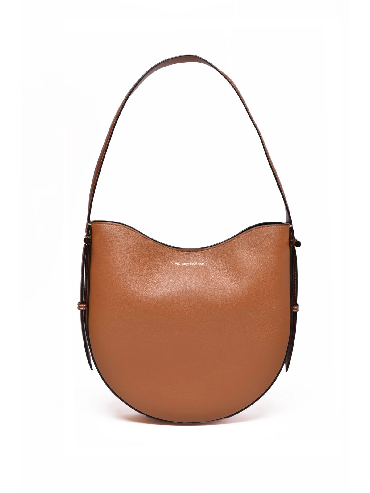 Leather Shoulder Bag - Brown