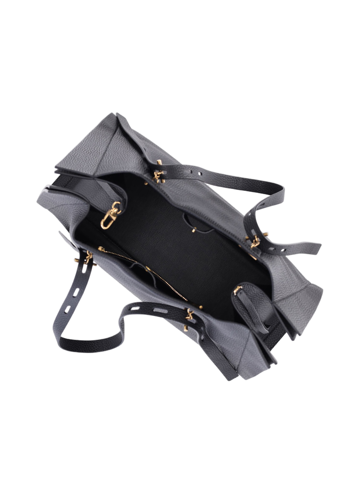 Structured Black Minimalist Bag