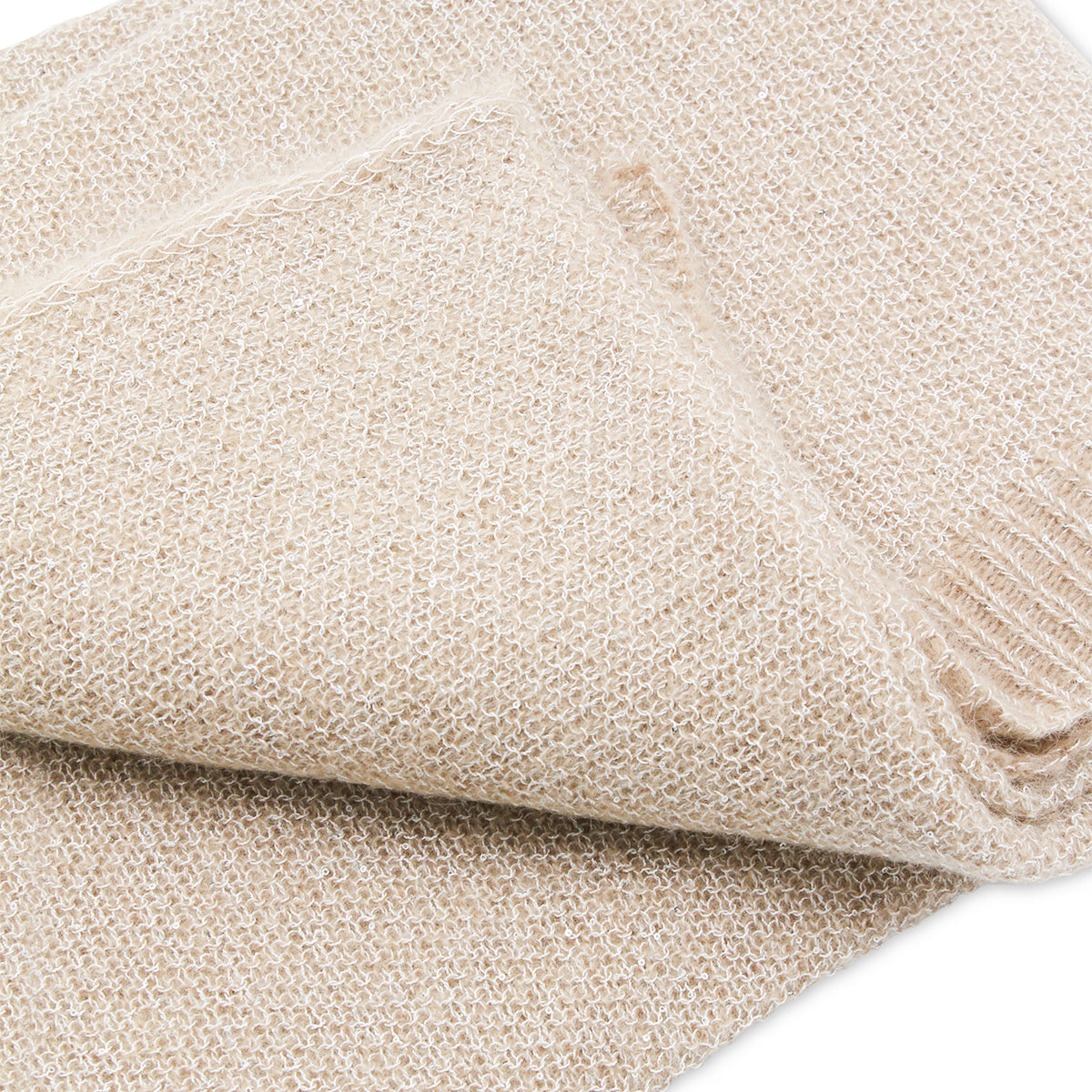 Beige Sparkling Scarf