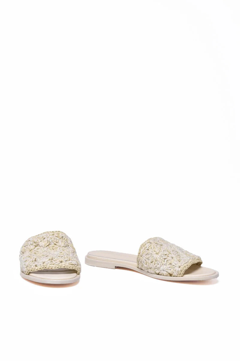 Slide Sandal - White