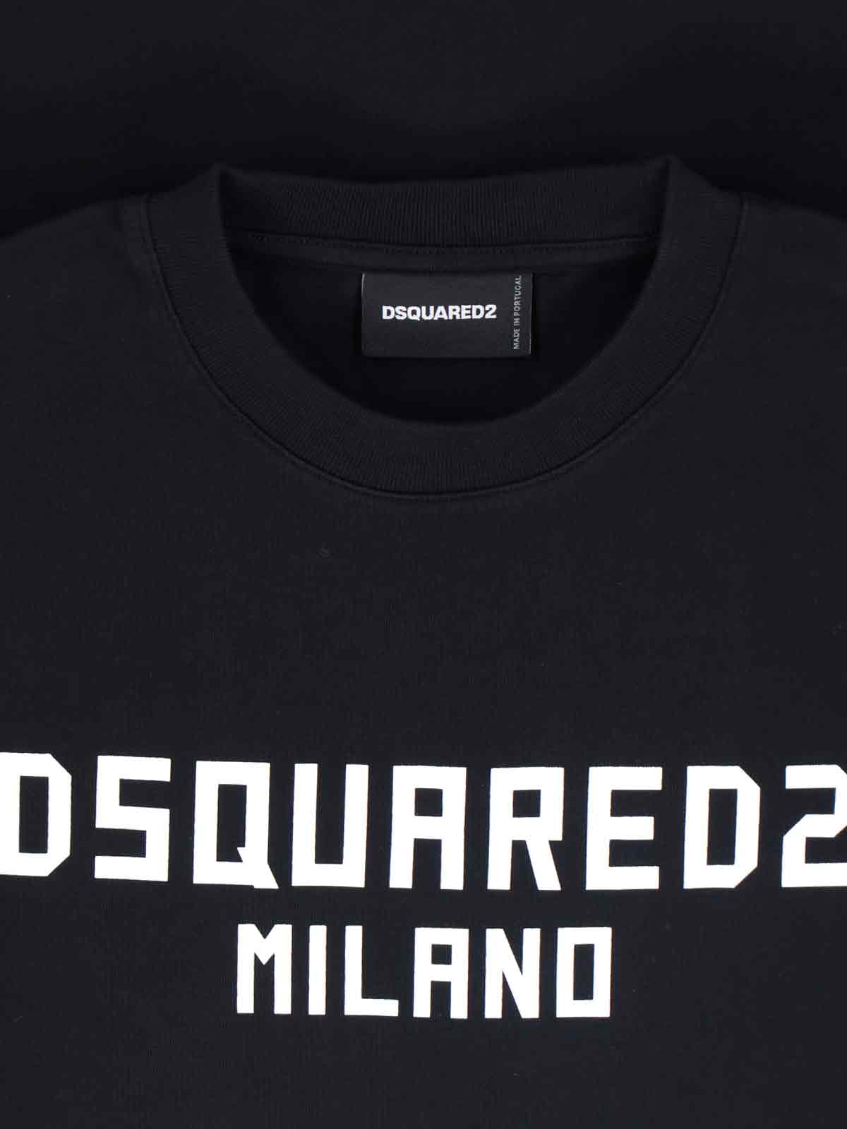 Graphic Black Cotton T-Shirt with Bold Contrast Logo