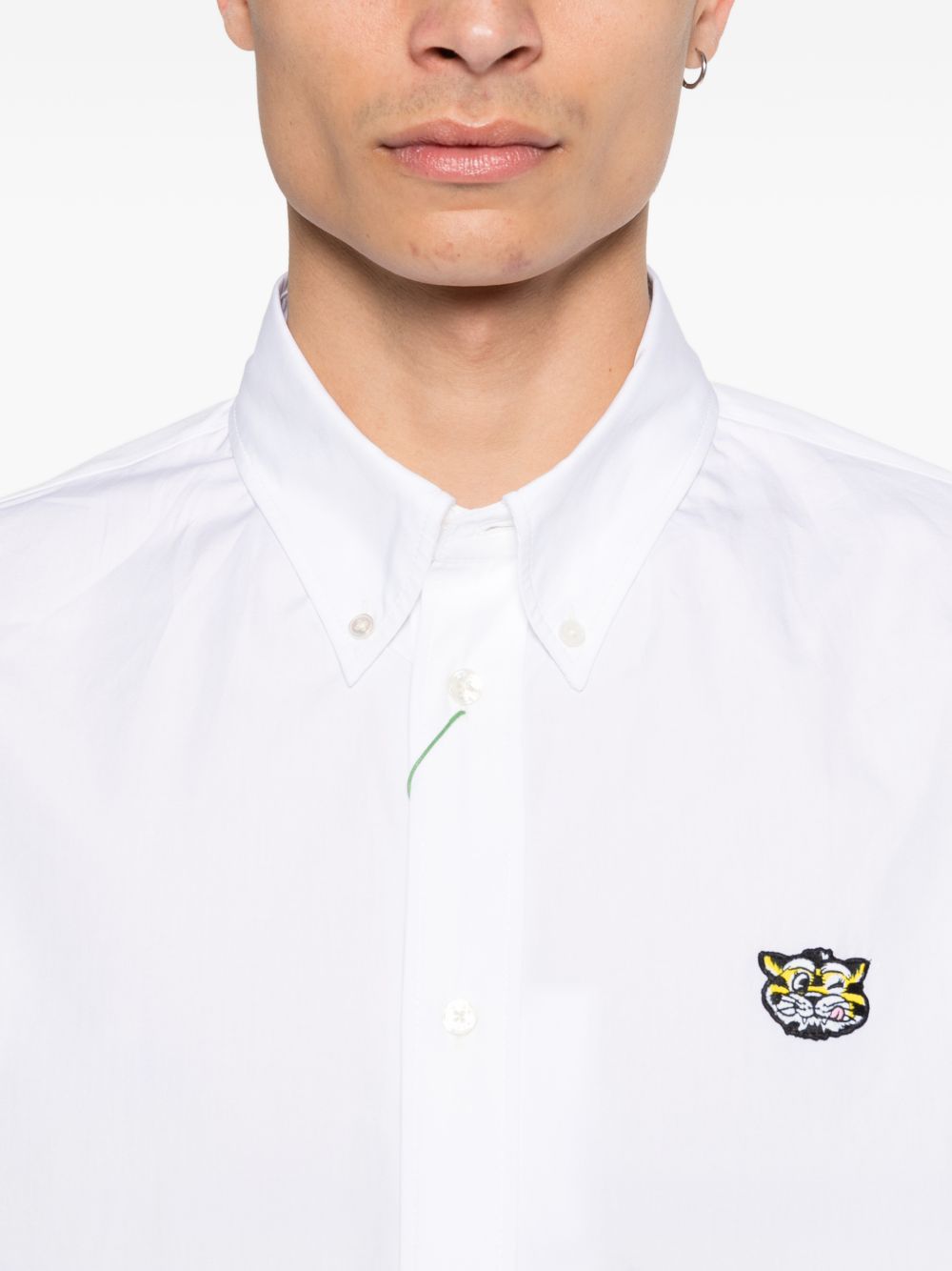 Short-Sleeve Silk-Nylon Shirt