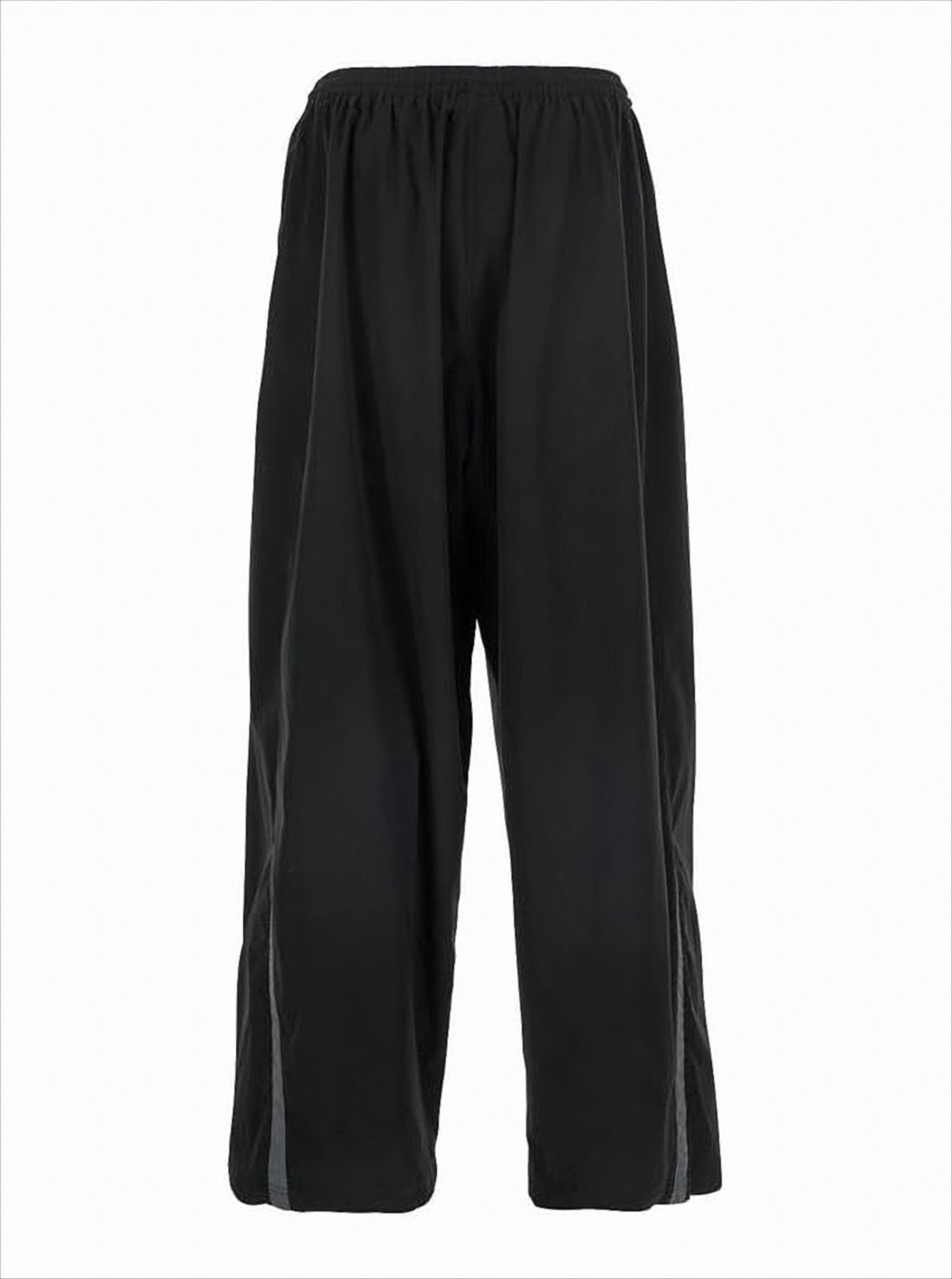 Loose-Fitting Jogger Pants with Angular Stripes