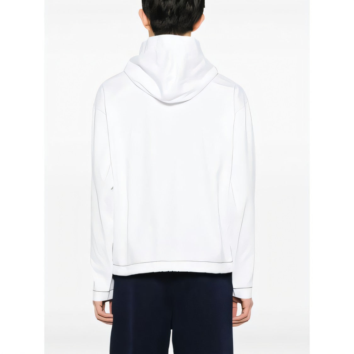 White Hooded Sweatshirt