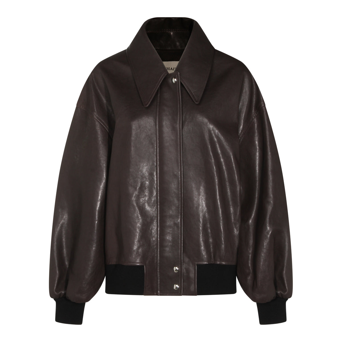 Leather Bomber Jacket