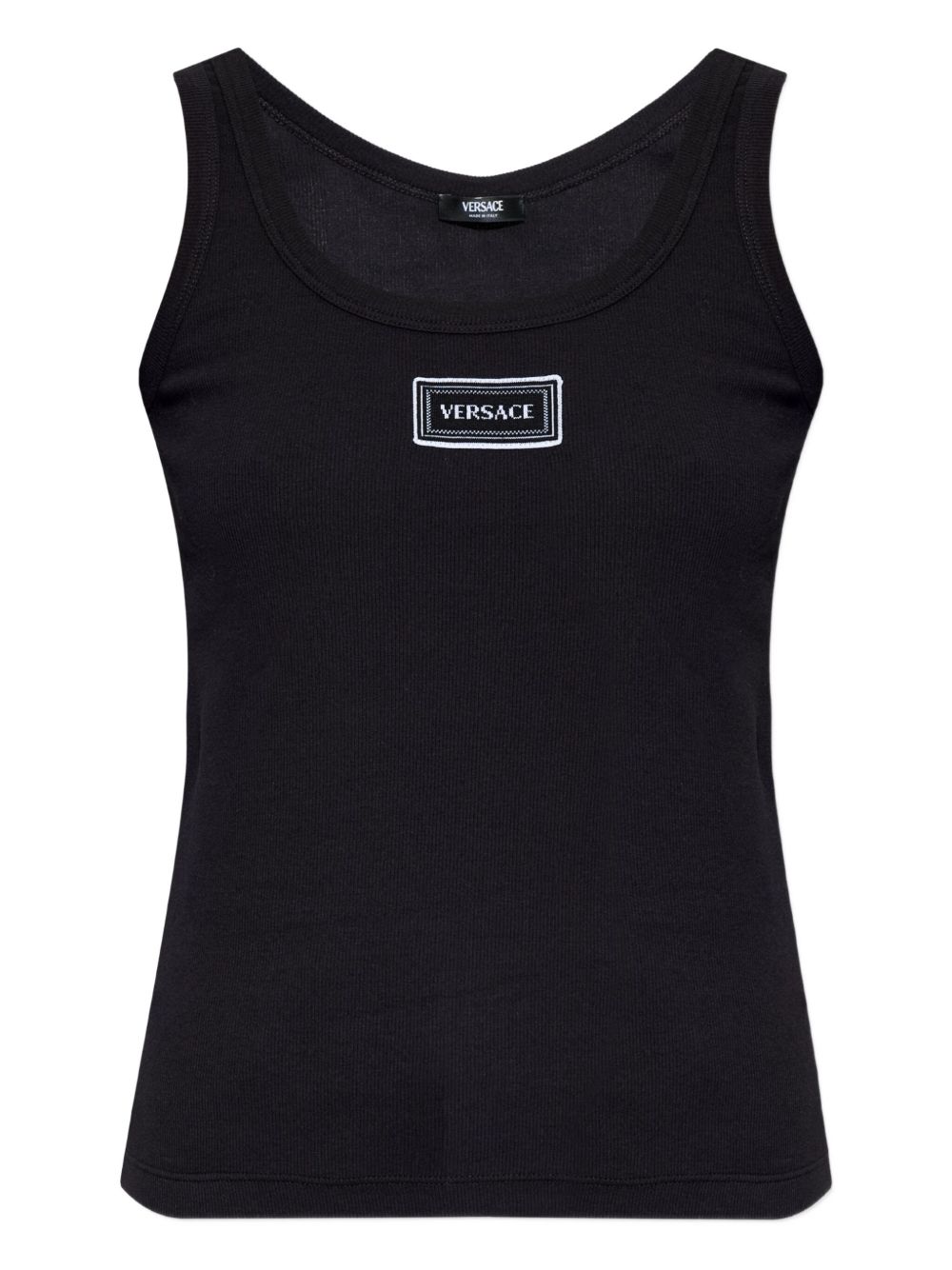 Sleek Sleeveless Black Tank Top
