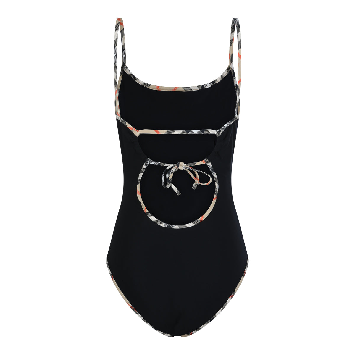 Black Iconic-Print Beachwear