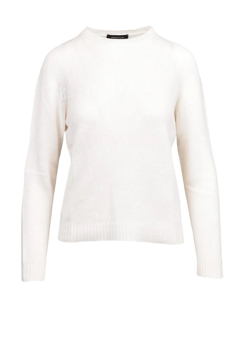 Crewneck Sweater - White