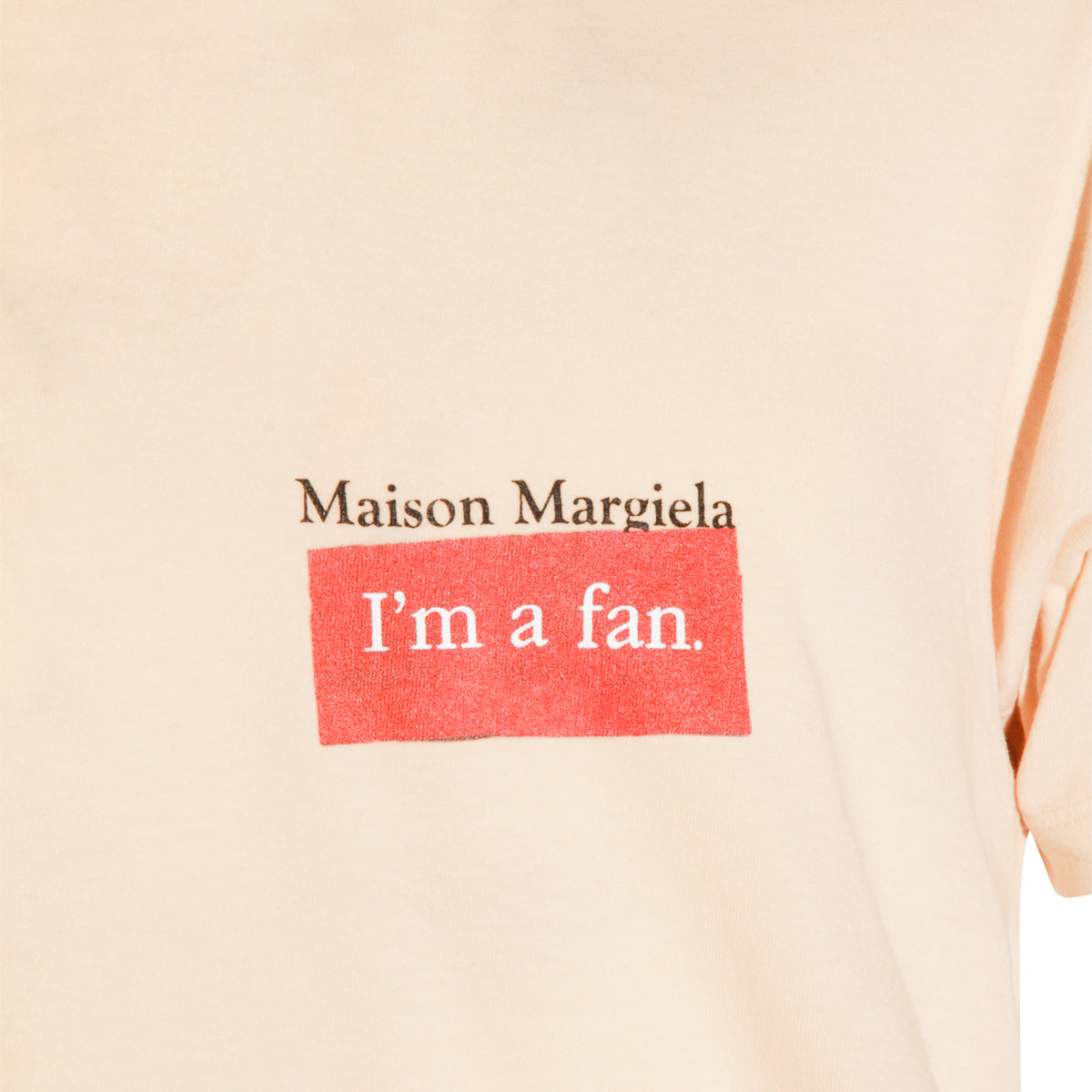 Cream Cotton T-Shirt