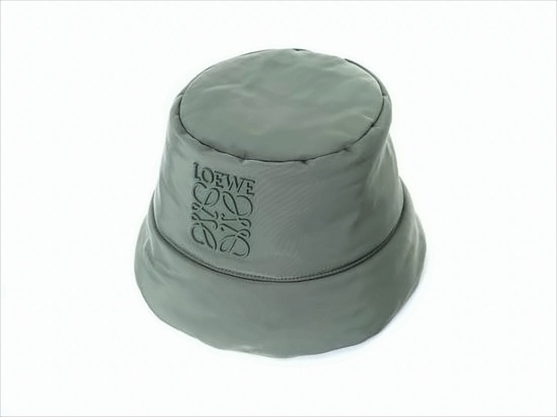 Nylon Bucket Hat with Tonal Embroidered Logo