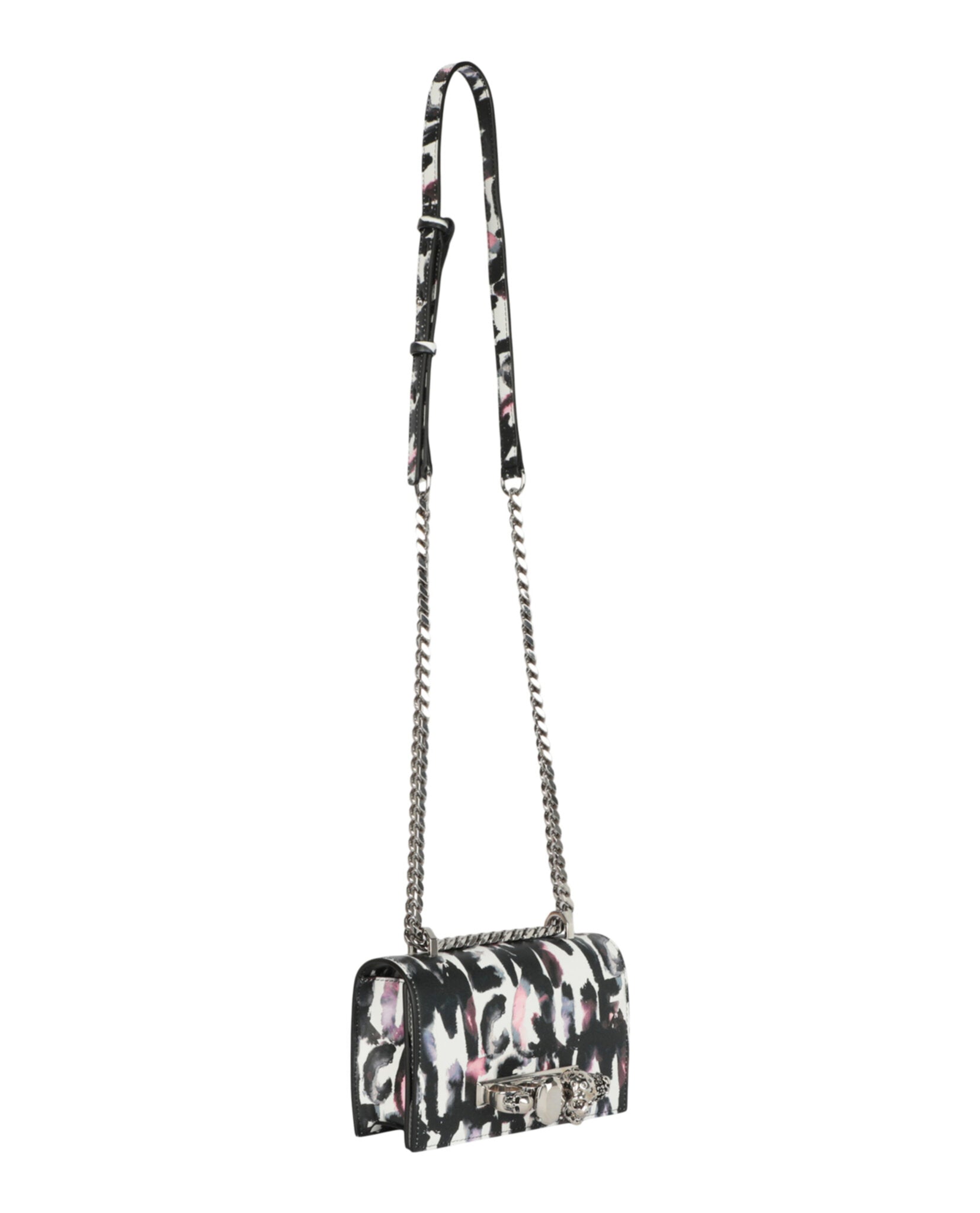 Watercolor Graffiti Jewelled Shoulder Bag