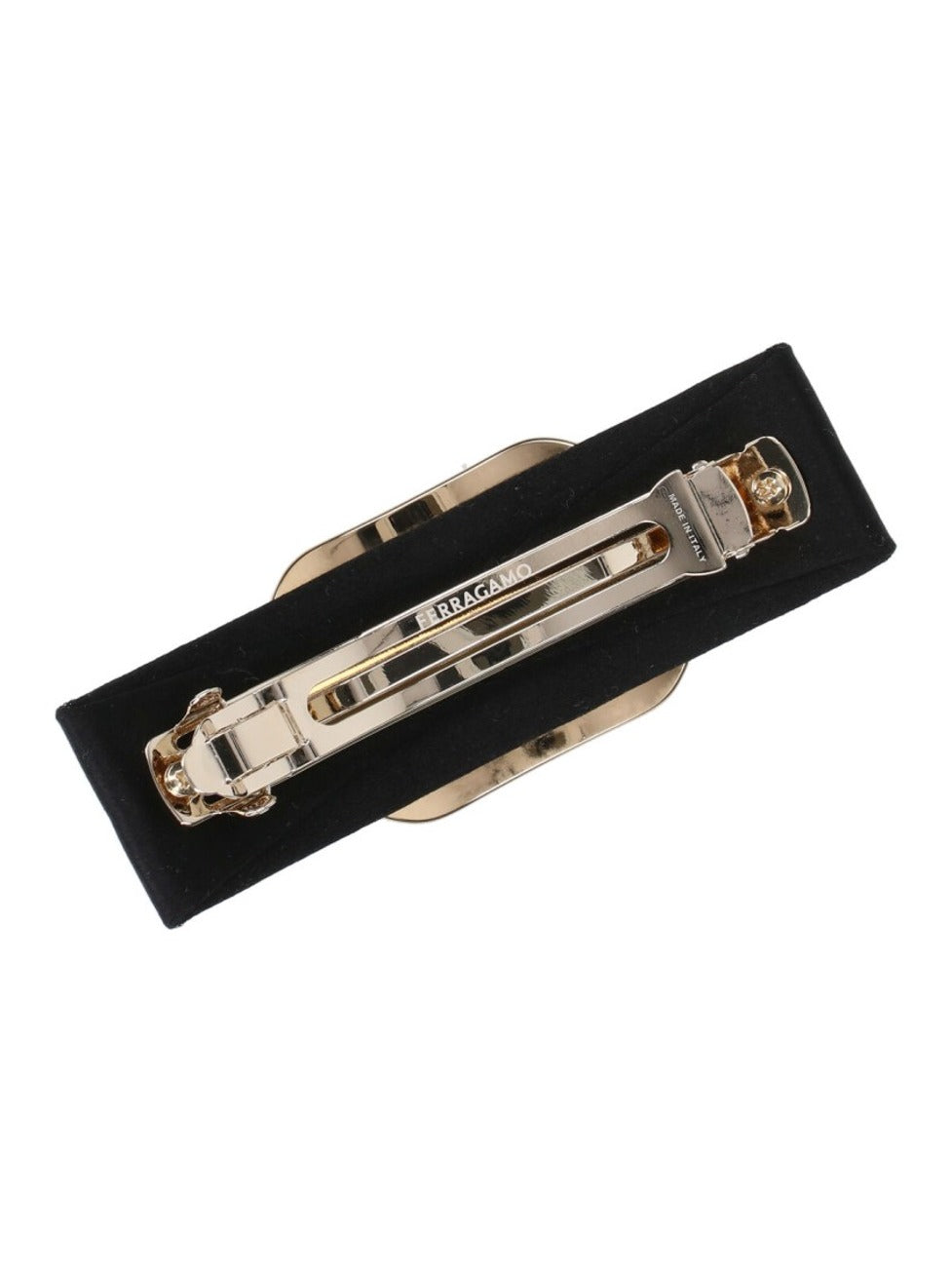 "Vara" Grosgrain Hair Clip – Black