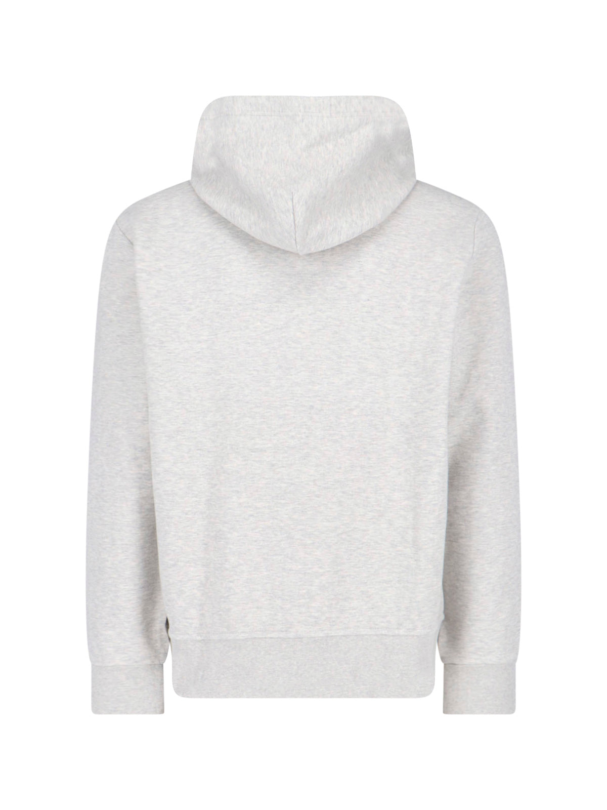 Textured Knit Grey Sweater With Round Neckline