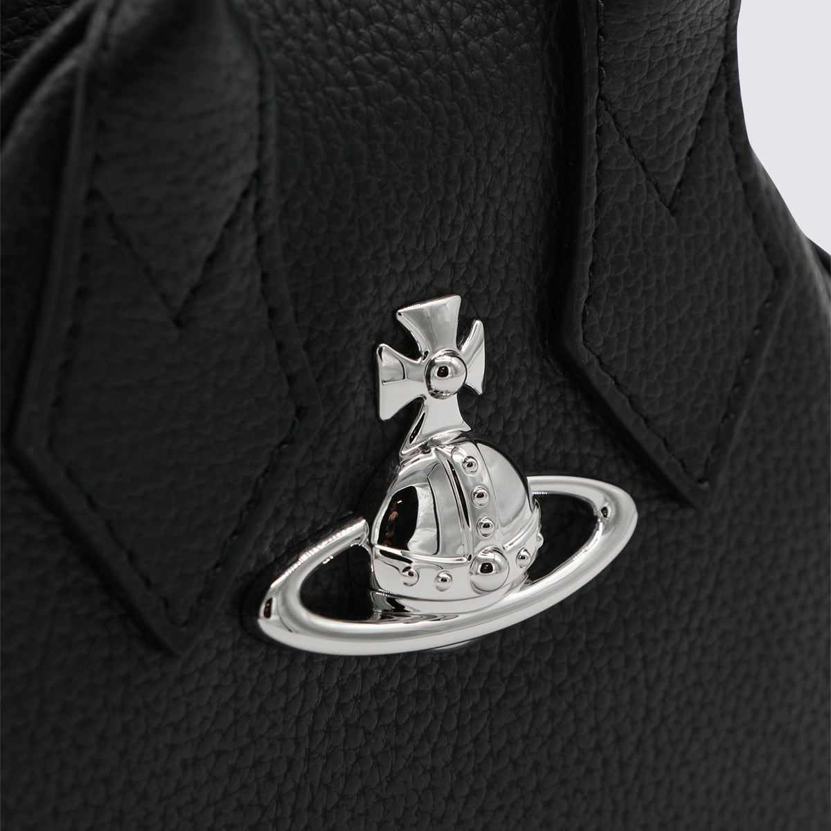 Black Top Handle Bag