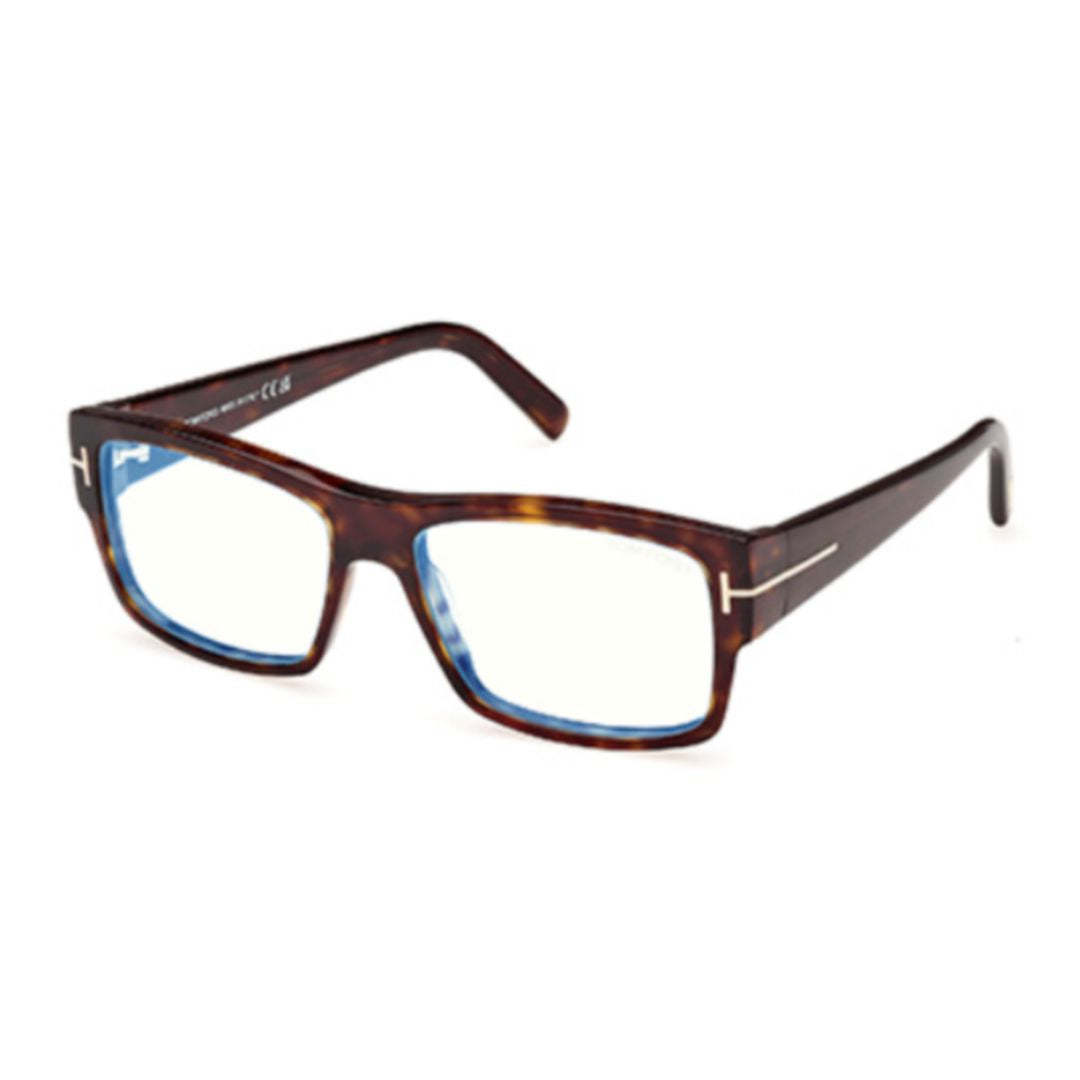 Ft5941-B 55052 Tortoiseshell Rectangle Eyeglasses