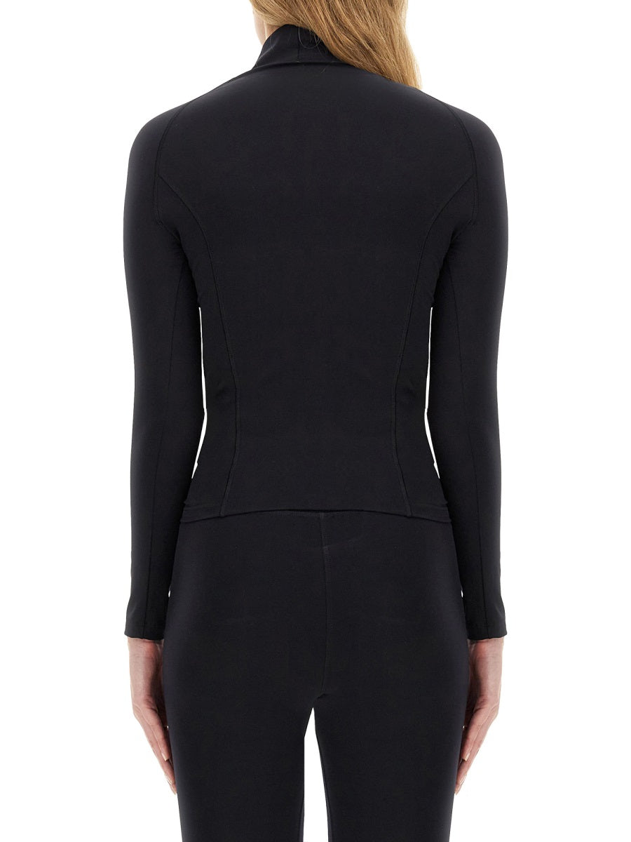 Form-Fitting Top with Balenciaga Logo