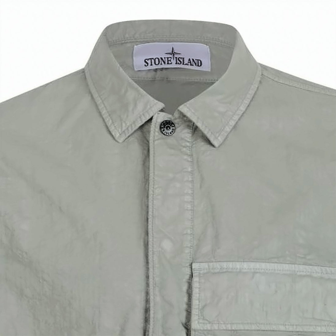Long-Sleeve Casual Shirt with Flap Pocket