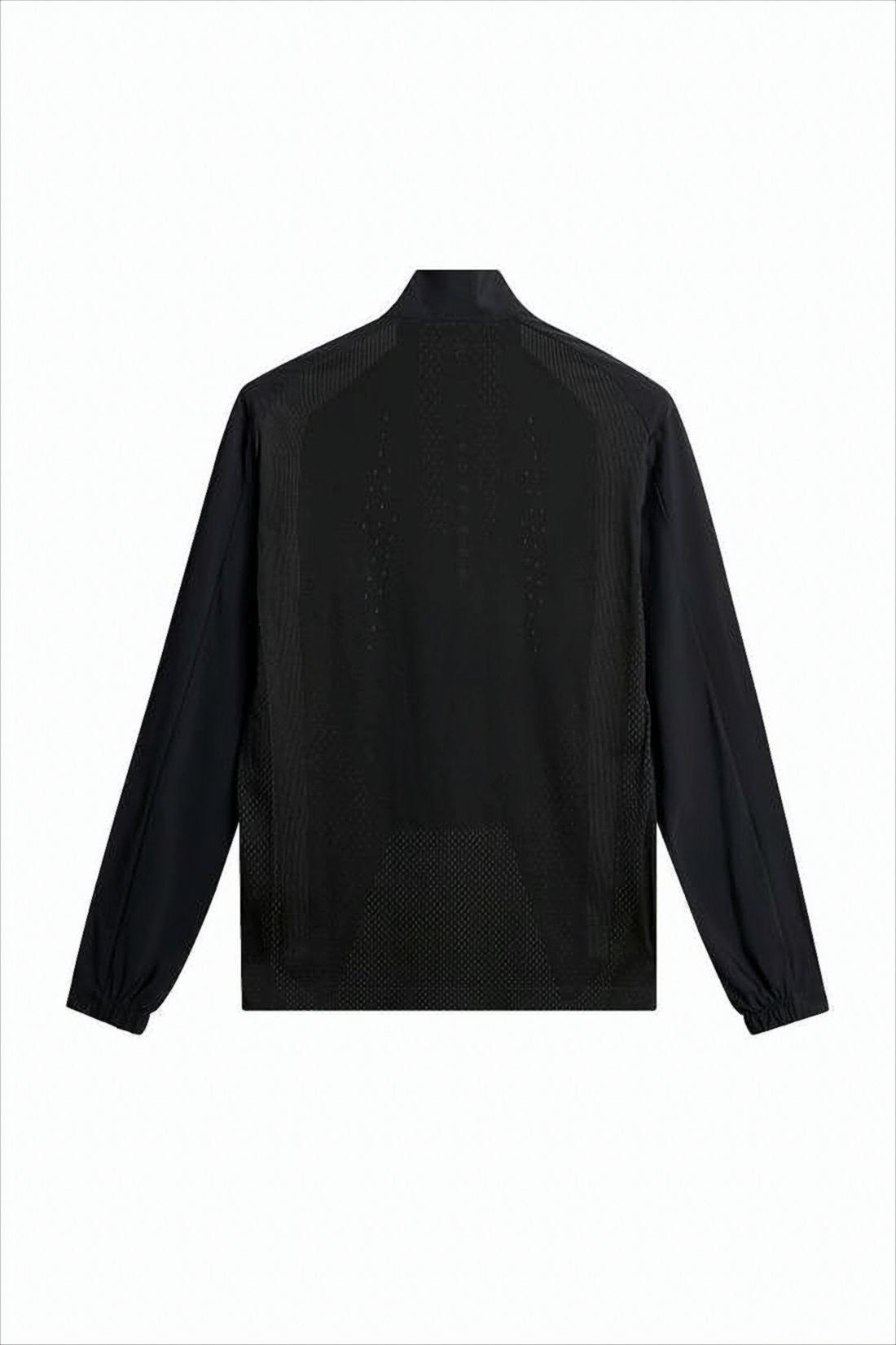 Long-Sleeve Half-Zip Top with Mesh Panel