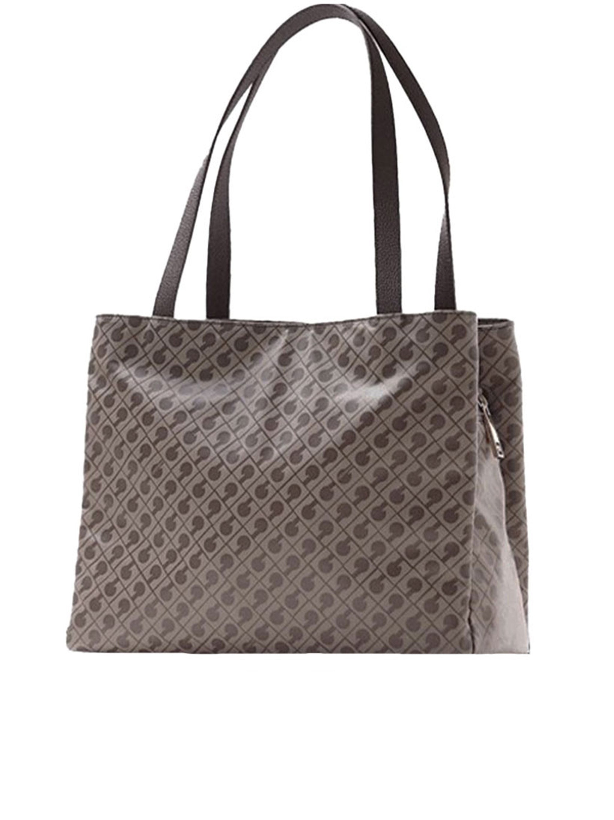 Medium Patterned Leather Top Handle Bag