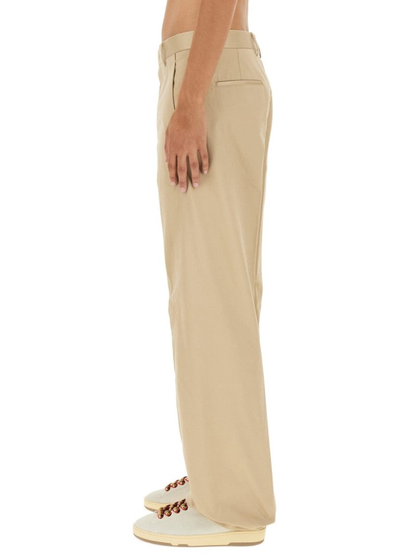Relaxed Fit Twisted Chino Pants