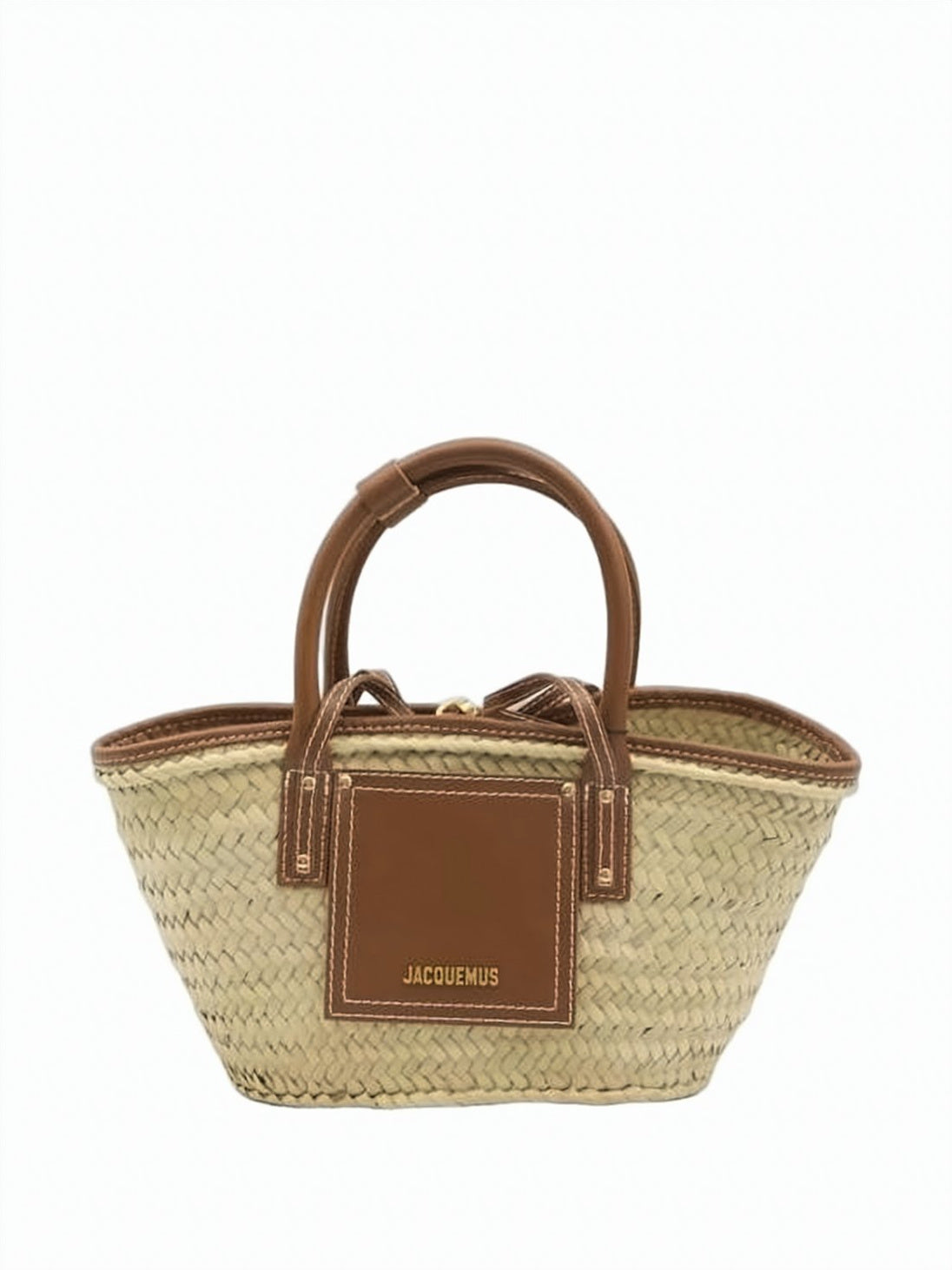 Woven Palm Small Shoulder Bag