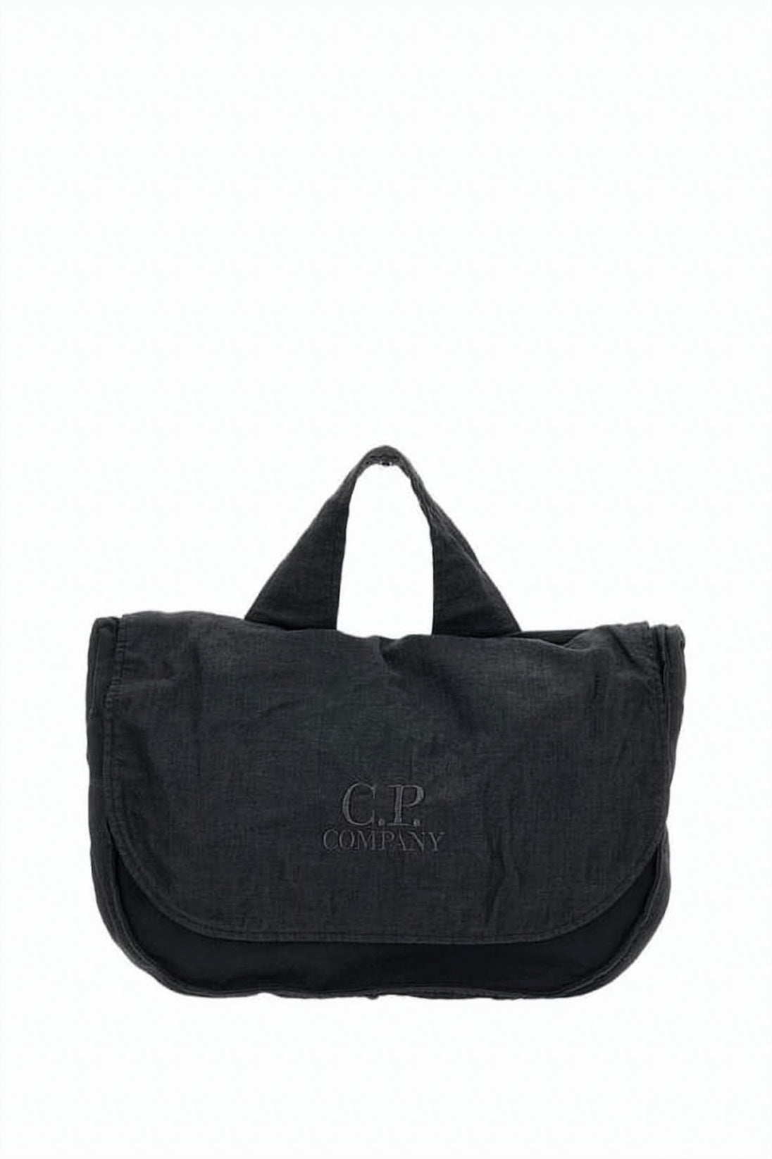 Black Refined Padded Shoulder Flap Bag