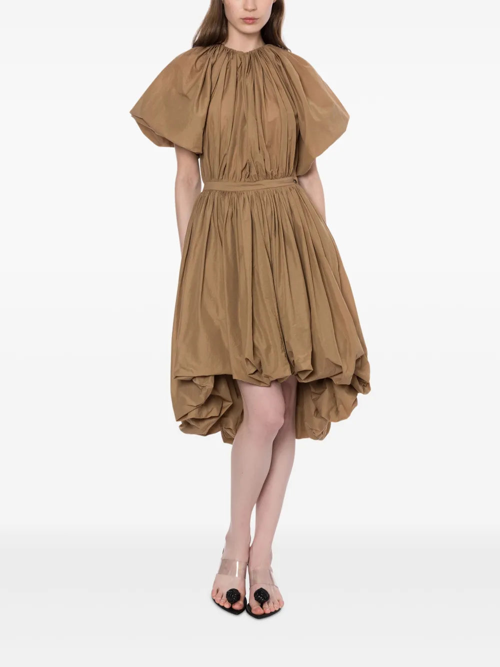 Classic Neutrals Dress With Timeless Silhouette