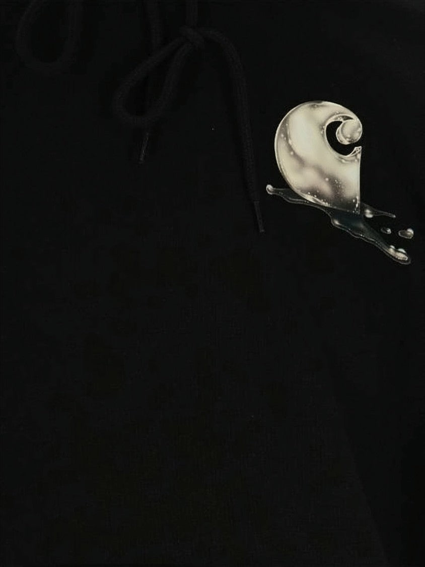 Cotton-Blend Graphic Hoodie With Unique Design