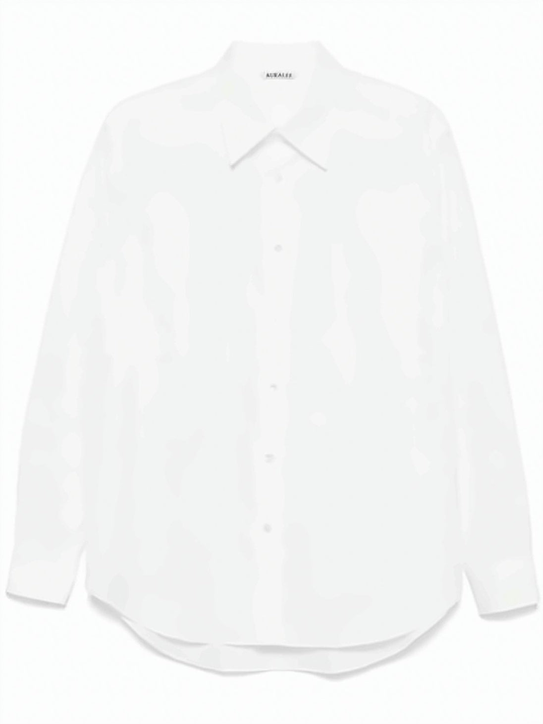 Long-Sleeve Shirt with Pointed Collar