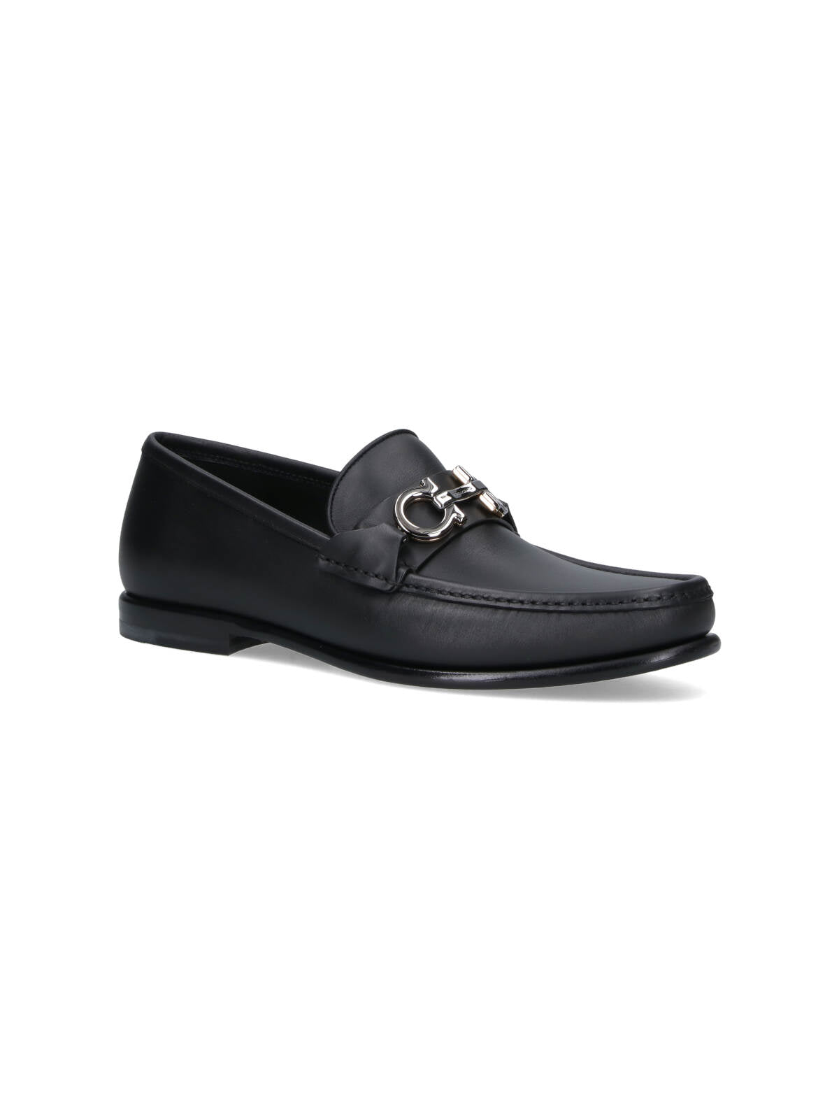 Moccasins with Reversible Silver and Gold Hardware