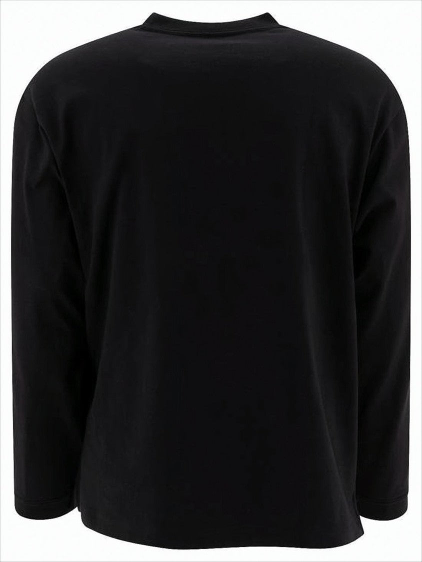 Relaxed-Fit Long-Sleeved Top With Unique Pocket Detail