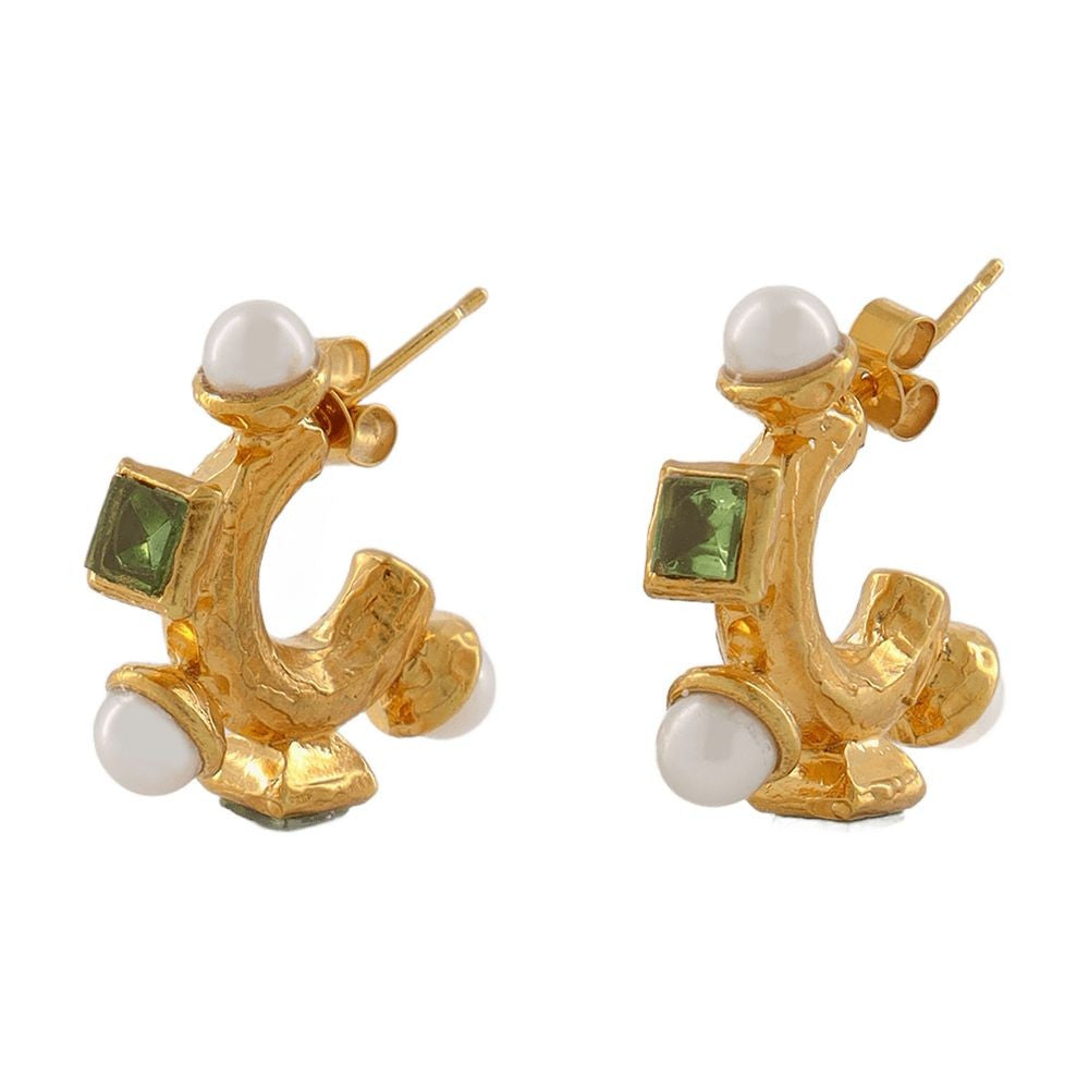 The Traveller's Path Earrings In Gold