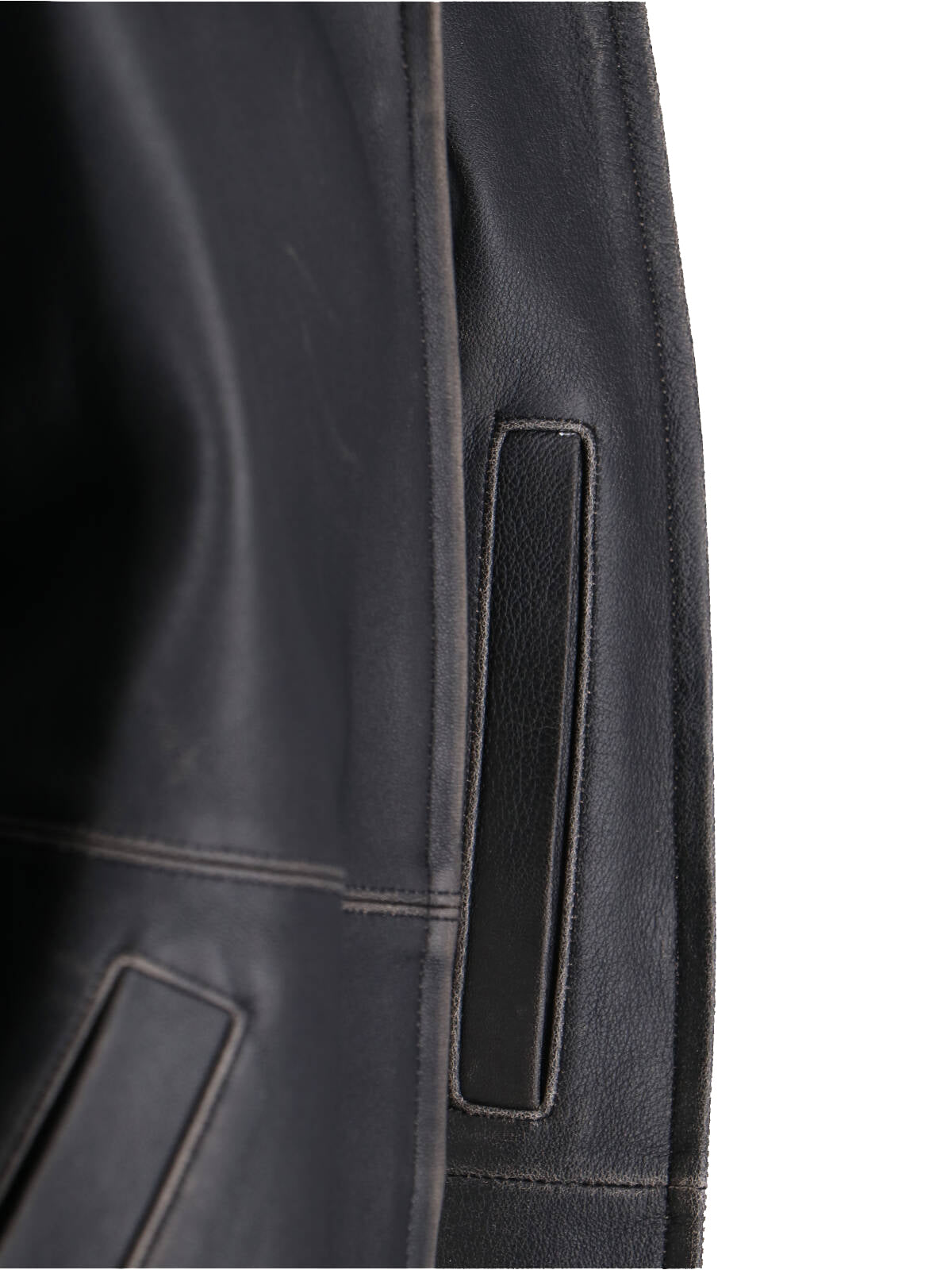Black Lambskin Bomber Jacket