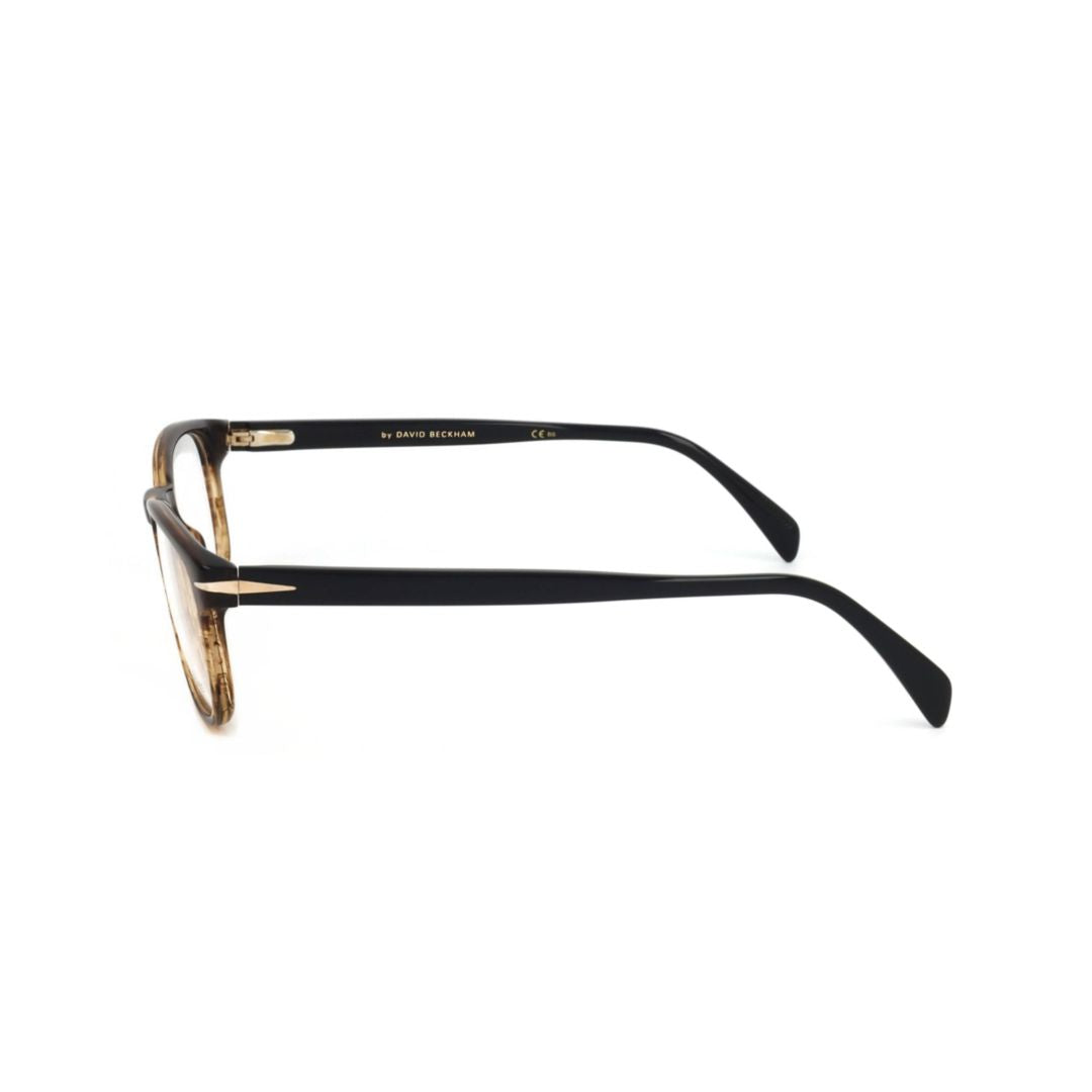 Db 1064 Rectangular Gradient Brown Acetate Eyeglasses