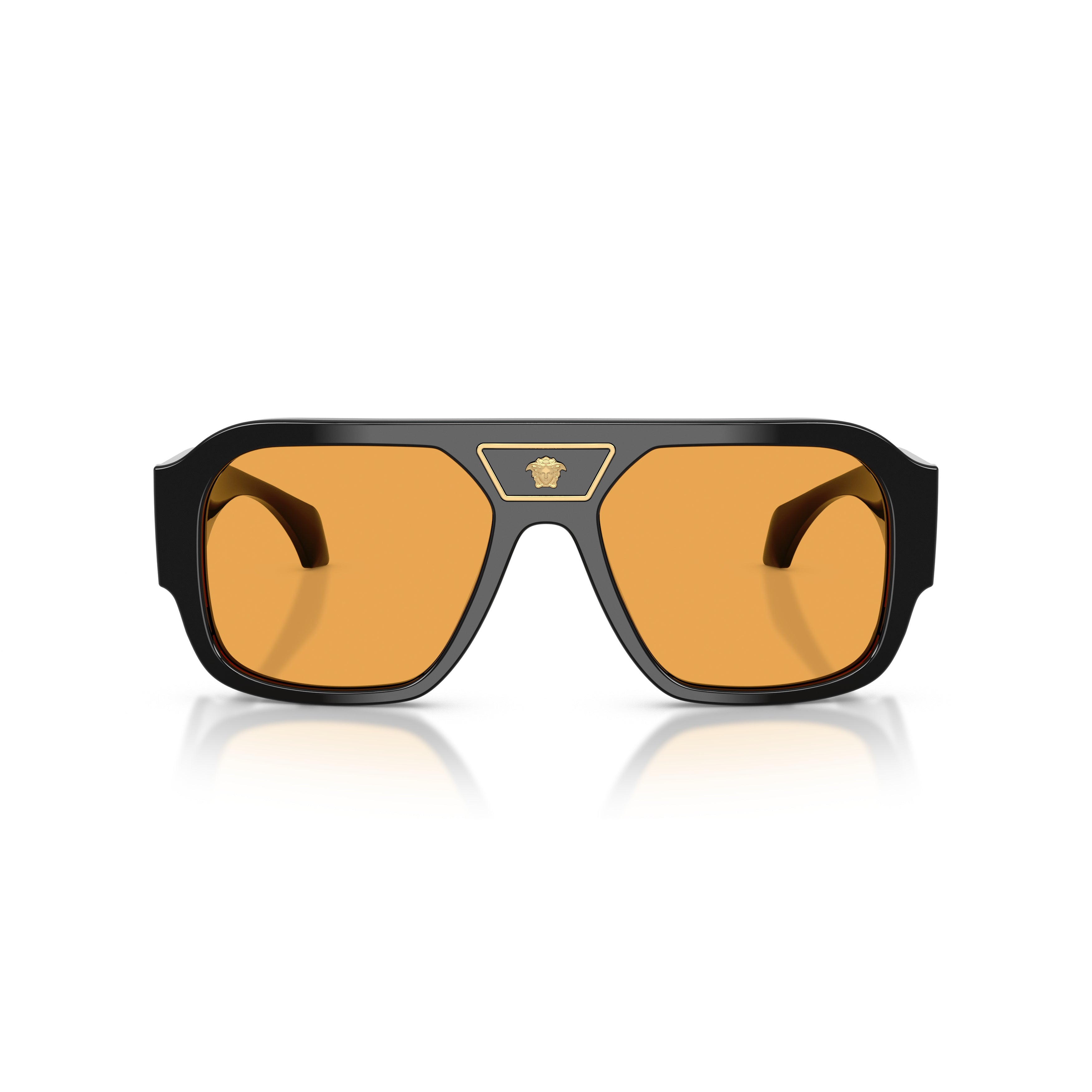 0ve4508u Bold Black Oversized Rectangular Sunglasses