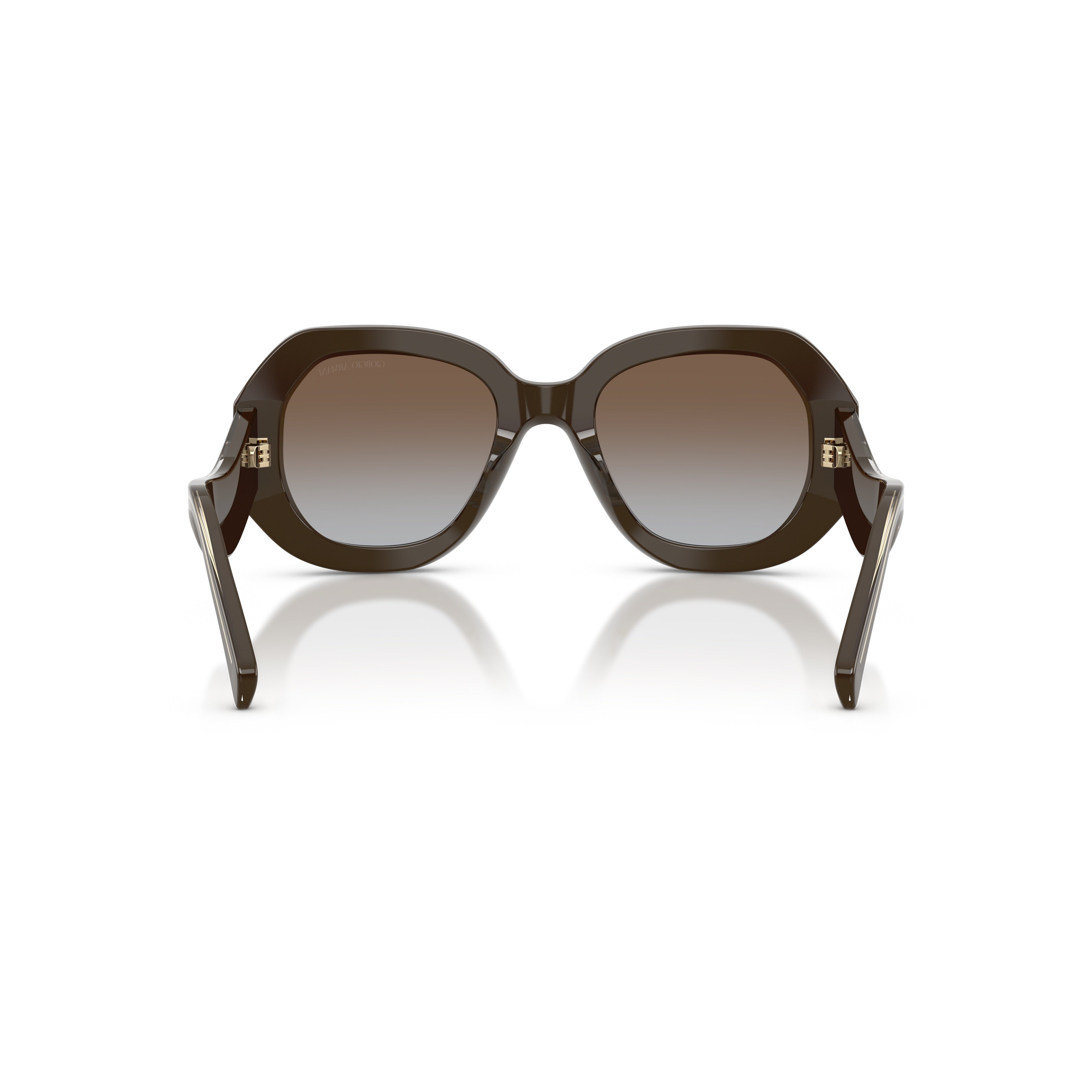 0ar8248 Oversized Geometric Sunglasses with Glossy Finish