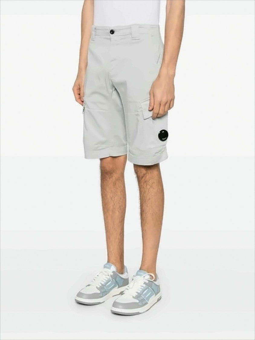 Tailored Utility Shorts with Round Lens Detail