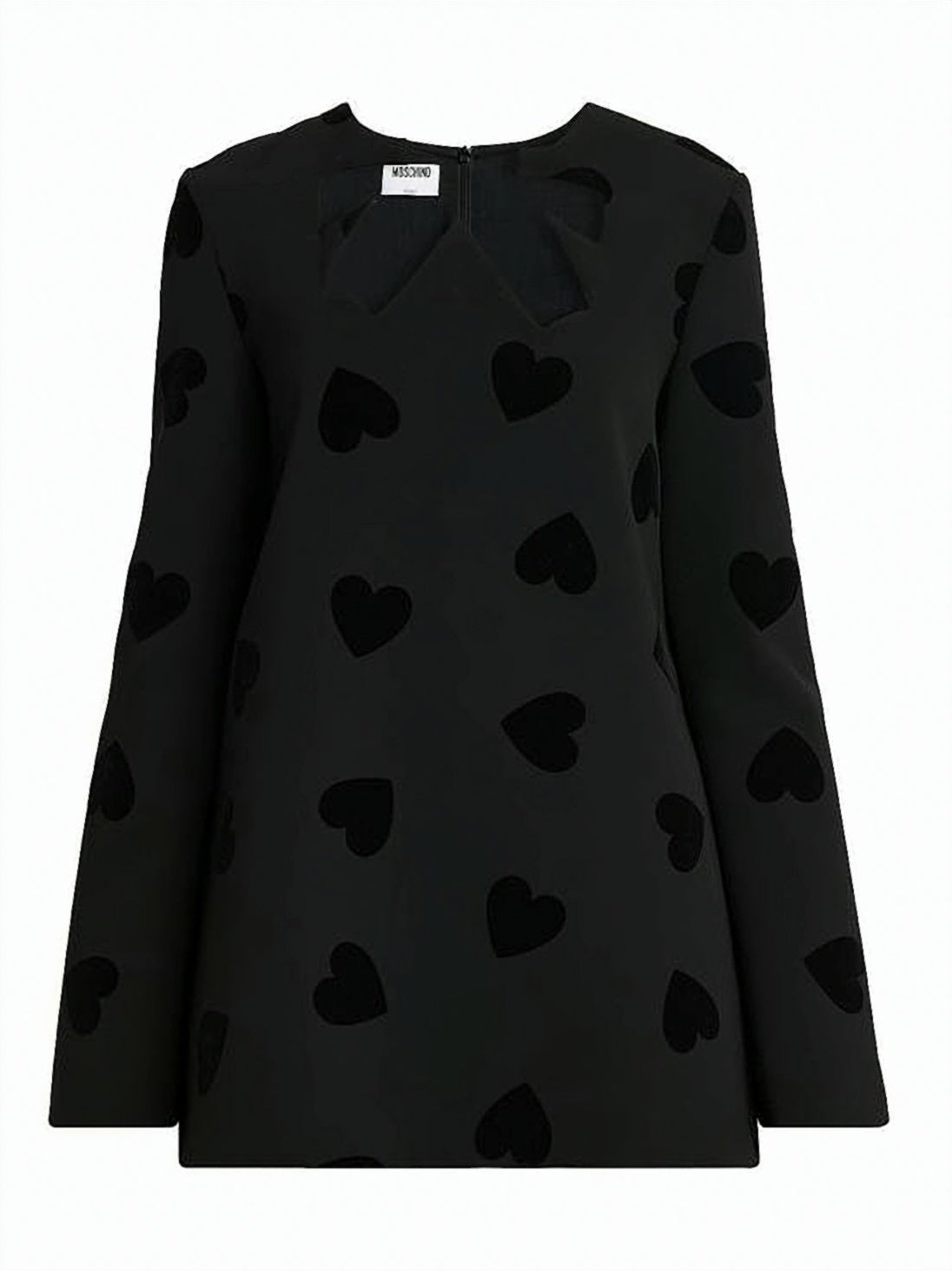 Mini Dress with Heart Pattern