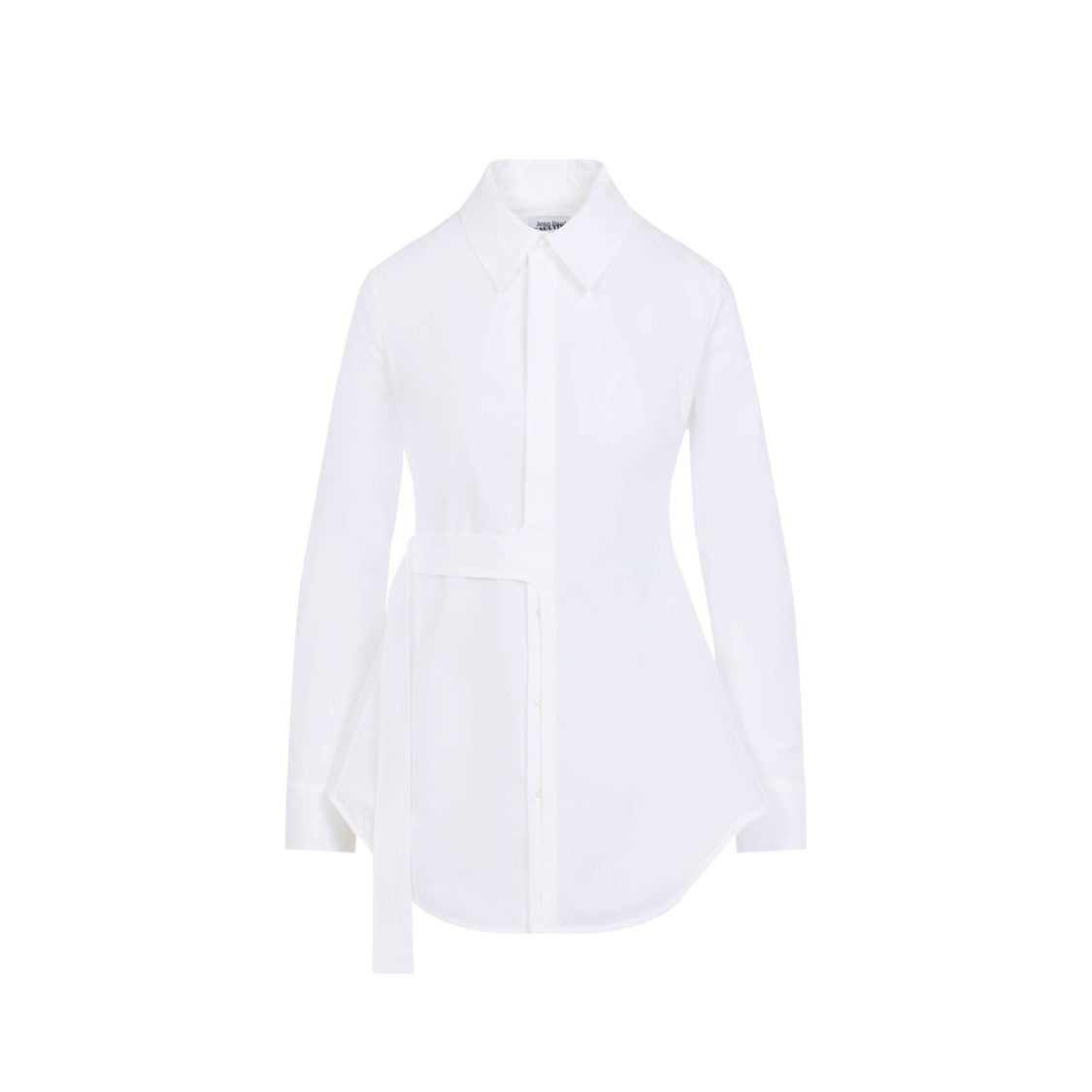Tailored Wrap Shirt With Silhouette