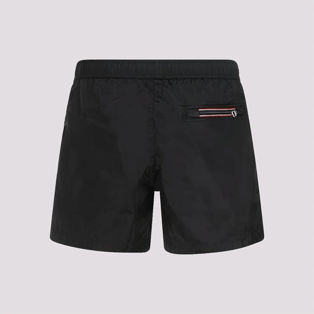 Black Polyamide Shorts with Drawstring Waistband