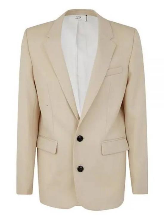 Structured Tailored Jacket with Notched Lapel